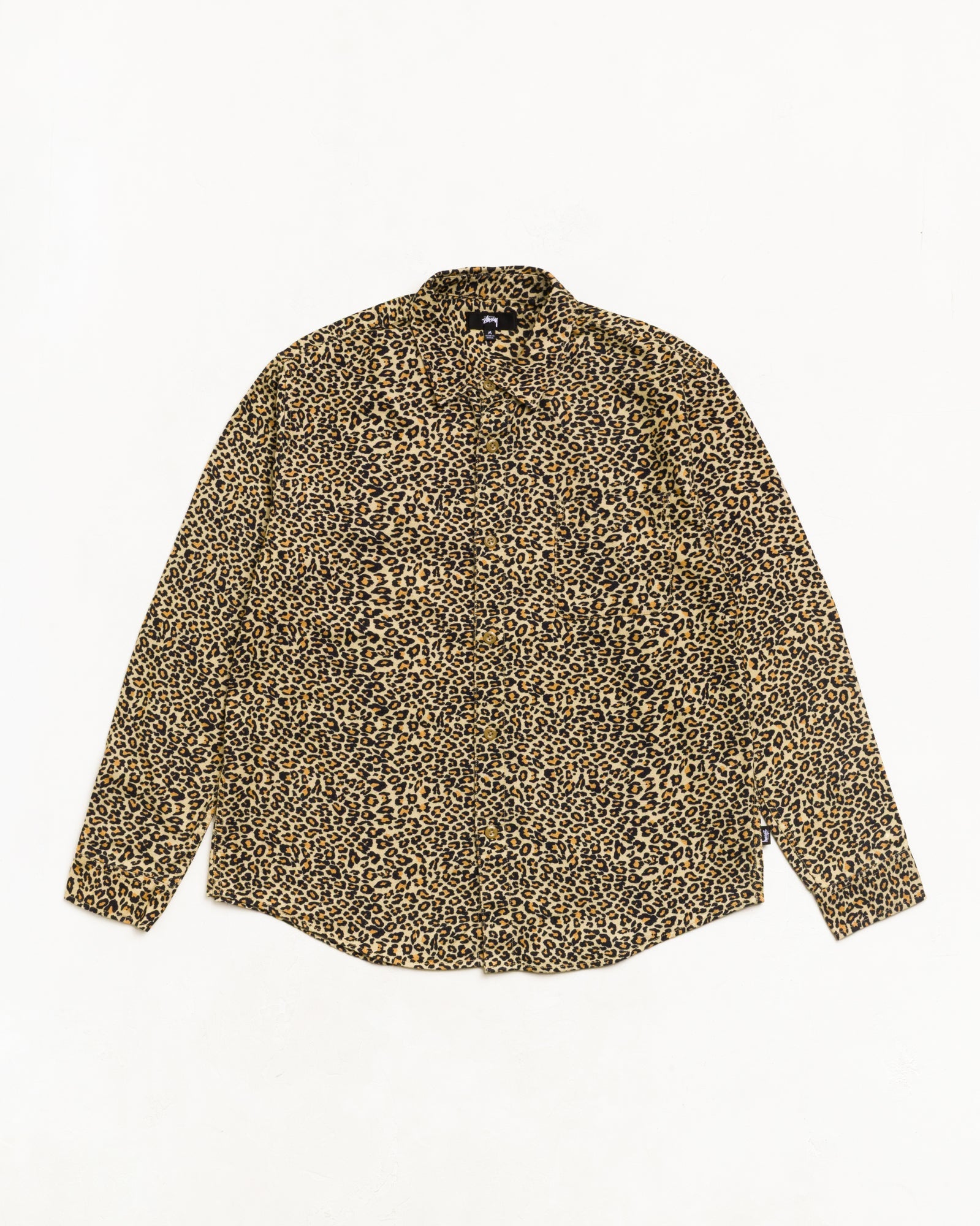 Animal Print Flannel Shirt Unisex Long Sleeve In Leopard | hero:main:collection:new-arrivals,shirts,tops-shirts,all,tees,outerwear,denim,knits,accessories,sunglasses,hoodies,sweats,mens-hoodies-sweatshirts,shorts,pants,bottoms,crew-sweats,zip-ups,swim,sweatpants,graphics,lazy-tees,swim,basic-9twenty,button-ups,shorts,cargos,denim-jeans,bottoms,bags,belts,wearables,gear,footwear,button-ups,basic-tops,jerseys,big-ol,classics,slim,jackets,all, | product-card-slider