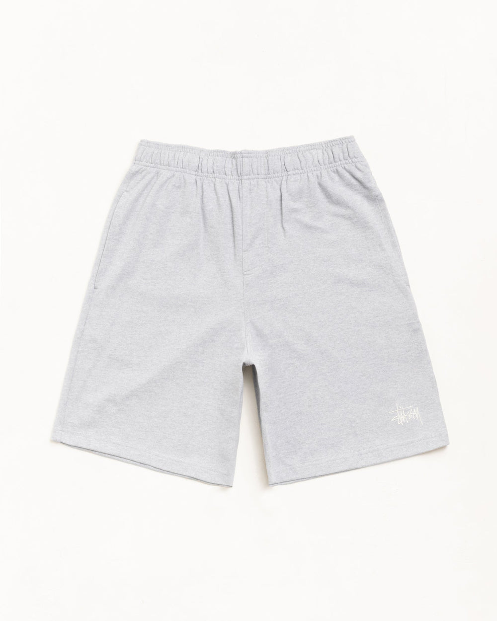 Jersey Short Mens Regular In Grey Heather | hero:main:collection:trunks,bottoms,cargos,denim-jeans,new-arrivals,new-test,spring-summer-collection,shirts,tops-shirts,all,tees,outerwear,denim,knits,accessories,sunglasses,hoodies,sweats,mens-hoodies-sweatshirts,shorts,pants,bottoms | product-card-slider