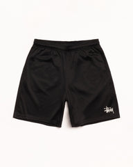 Stüssy Basic Mesh Short Men's Regular in Black | hero:main:collection:new-arrivals,shirts,tops-shirts,all,tees,outerwear,denim,knits,accessories,sunglasses,hoodies,sweats,mens-hoodies-sweatshirts,shorts,pants,bottoms,crew-sweats,zip-ups,swim,sweatpants,graphics,lazy-tees,mens-swim,womens-swim,swim,basic-9twenty,button-ups,jerseys,thermals,shorts,trunks,cargos,denim-jeans,bottoms,bags,belts,wearables,gear,footwear,button-ups,basic-tops,jerseys, | product-card-slider