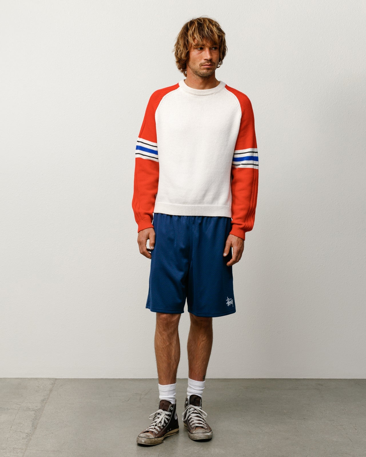 Basic Mesh Short Short in Navy | product-card-slider