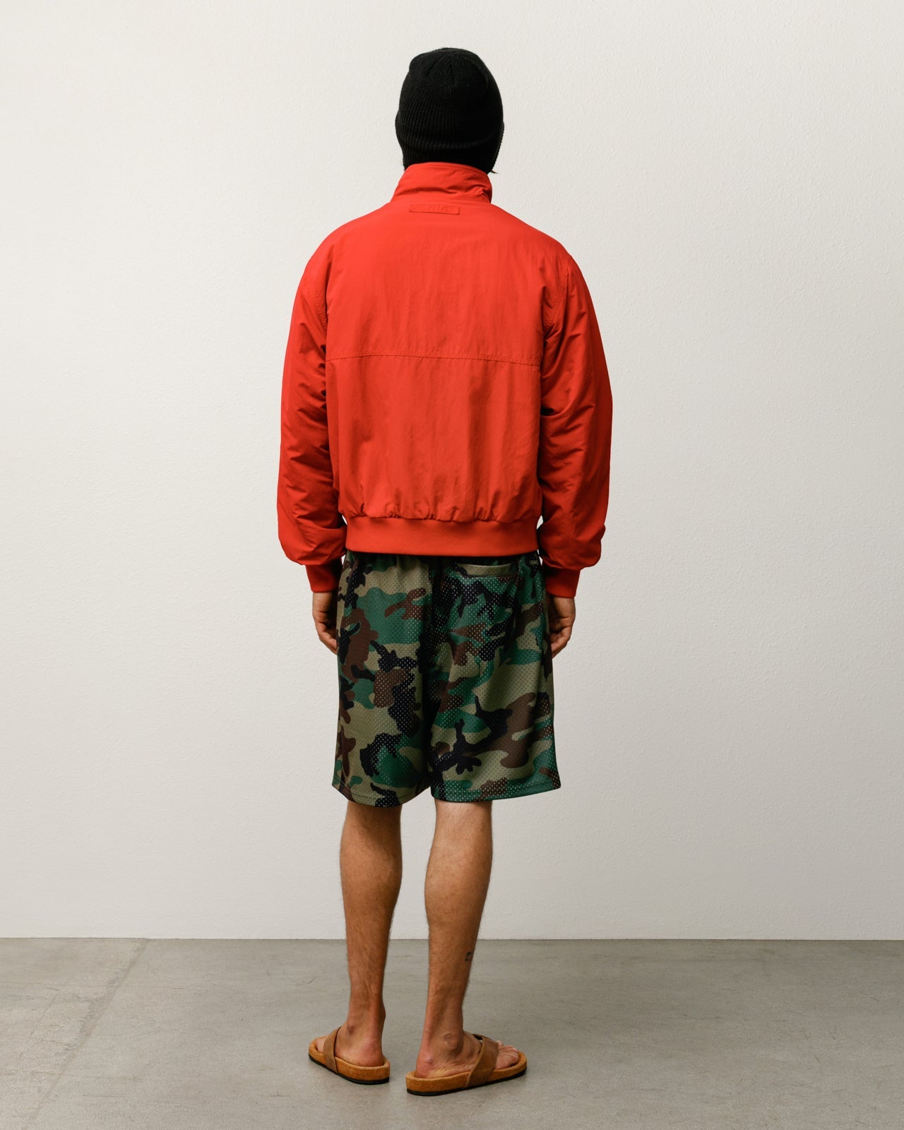 Stüssy BASIC MESH SHORT shorts in the color Woodland Camo