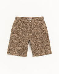 Work Short Vintage Wash Mens Regular In Leopard | hero:main:collection:new-arrivals,shirts,tops-shirts,all,tees,outerwear,denim,knits,accessories,sunglasses,hoodies,sweats,mens-hoodies-sweatshirts,shorts,pants,bottoms,denim-jeans, | product-card-slider