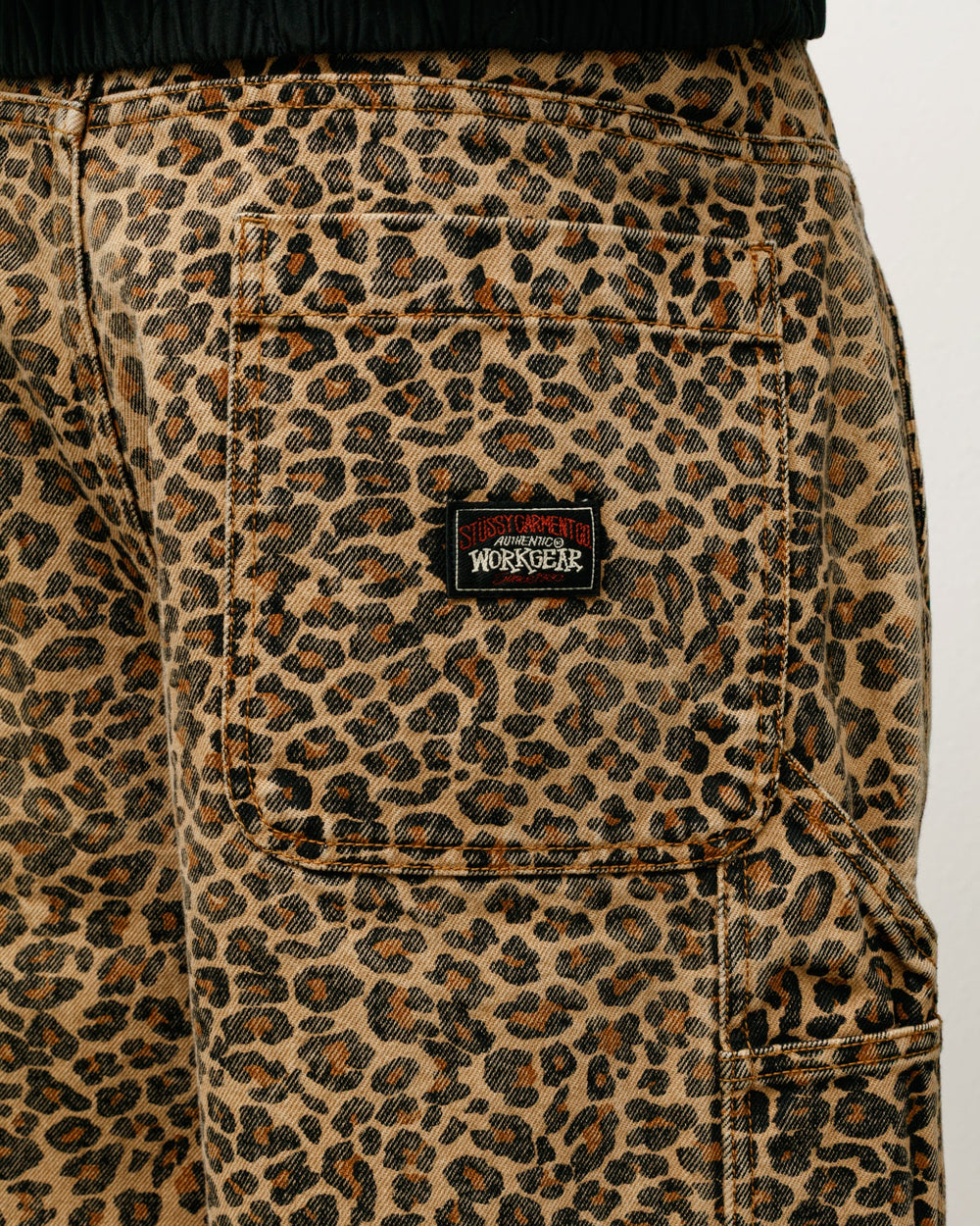 Work Short Vintage Wash Mens Regular In Leopard