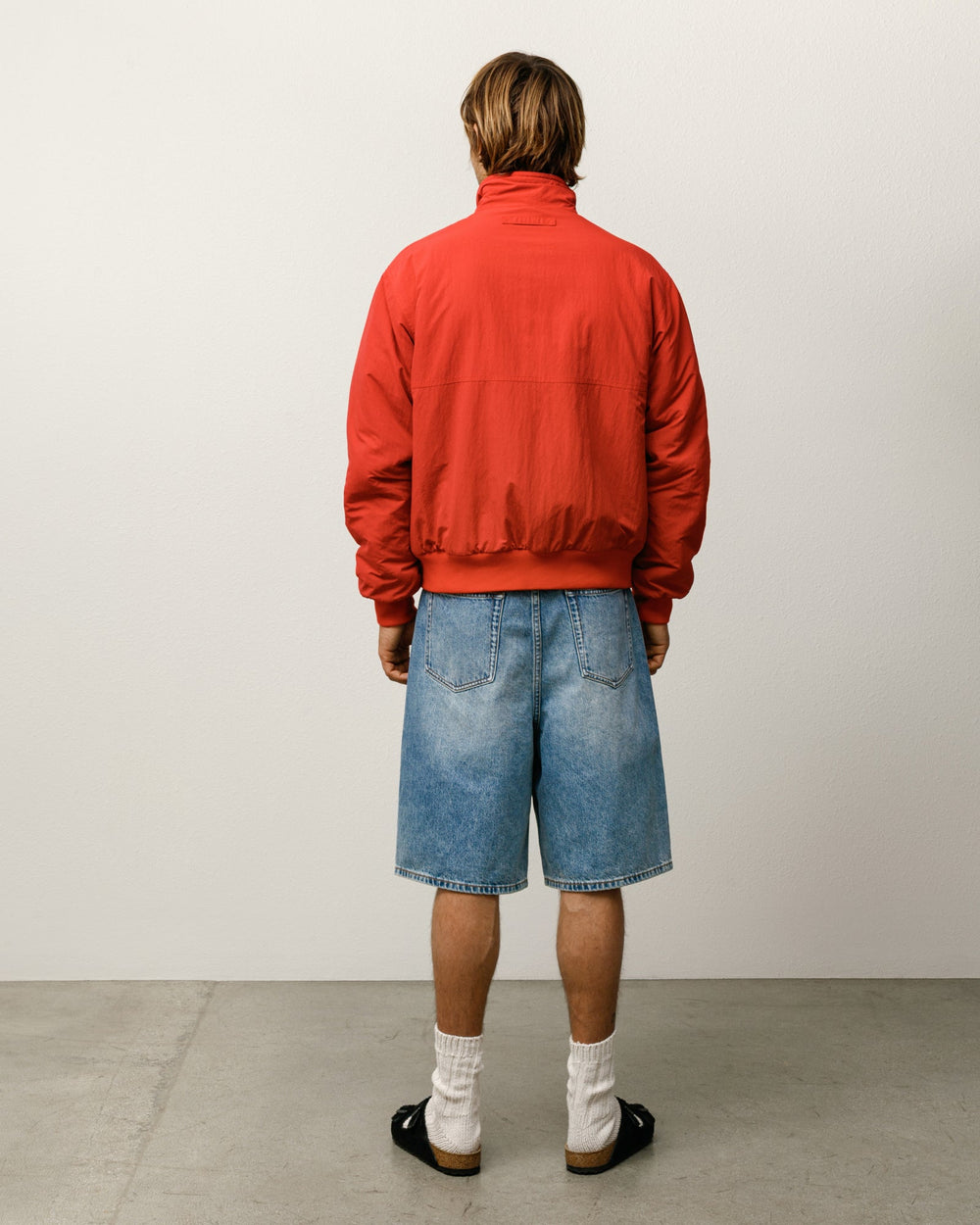 Big Ol Short Denim Mens Regular In Indigo Stone Wash