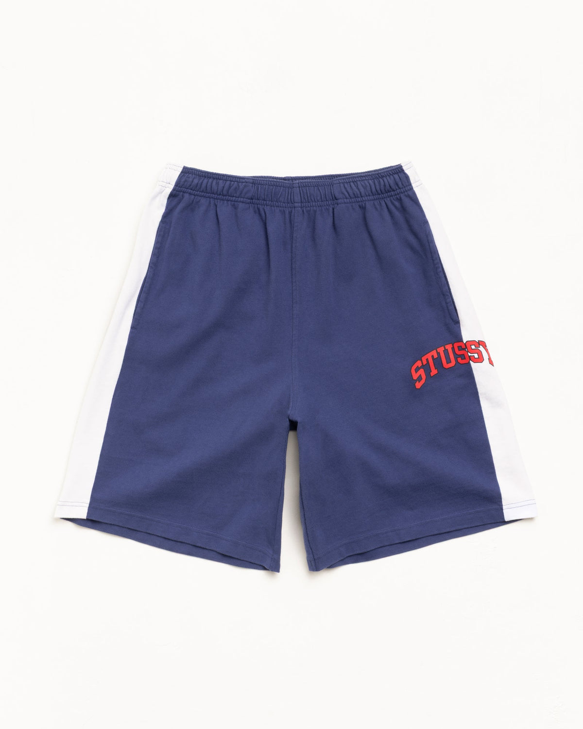 Stripe Jersey Short Mens Regular In Blue | hero:main:collection:new-arrivals,shirts,tops-shirts,all,tees,outerwear,denim,knits,accessories,sunglasses,hoodies,sweats,mens-hoodies-sweatshirts,shorts,pants,bottoms | product-card-slider