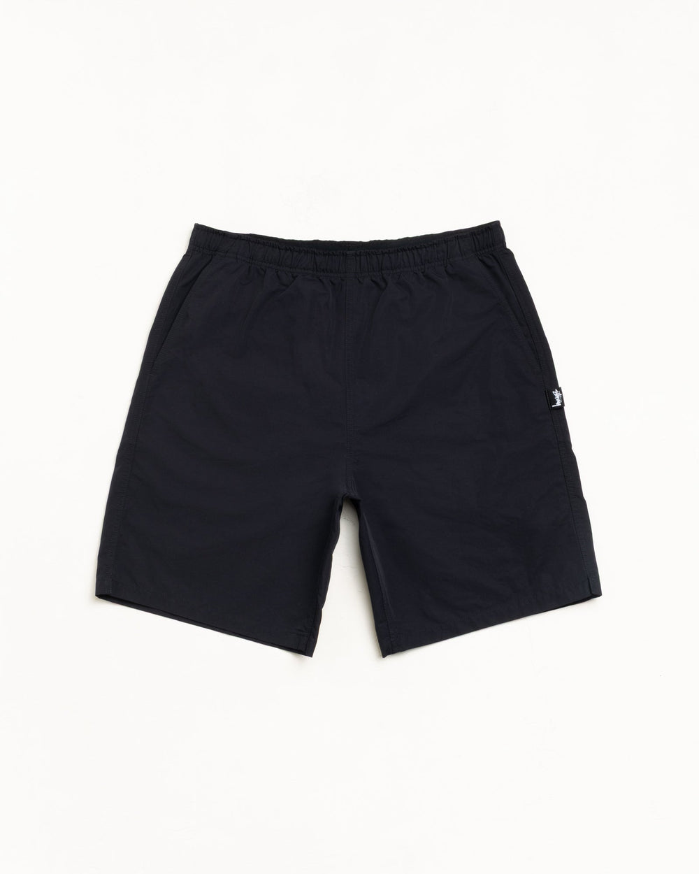 Transit Short unisex shorts in black by Stüssy | hero:main:collection:new-arrivals,shirts,tops-shirts,all,tees,outerwear,denim,knits,accessories,sunglasses,hoodies,sweats,mens-hoodies-sweatshirts,shorts,pants,bottoms,crew-sweats,zip-ups,swim,sweatpants,graphics,lazy-tees,mens-swim,womens-swim,swim,basic-9twenty,button-ups,jerseys,thermals,shorts,trunks,cargos,denim-jeans,bottoms,bags,belts,wearables,gear,footwear,button-ups,basic-tops,jerseys, | product-card-slider