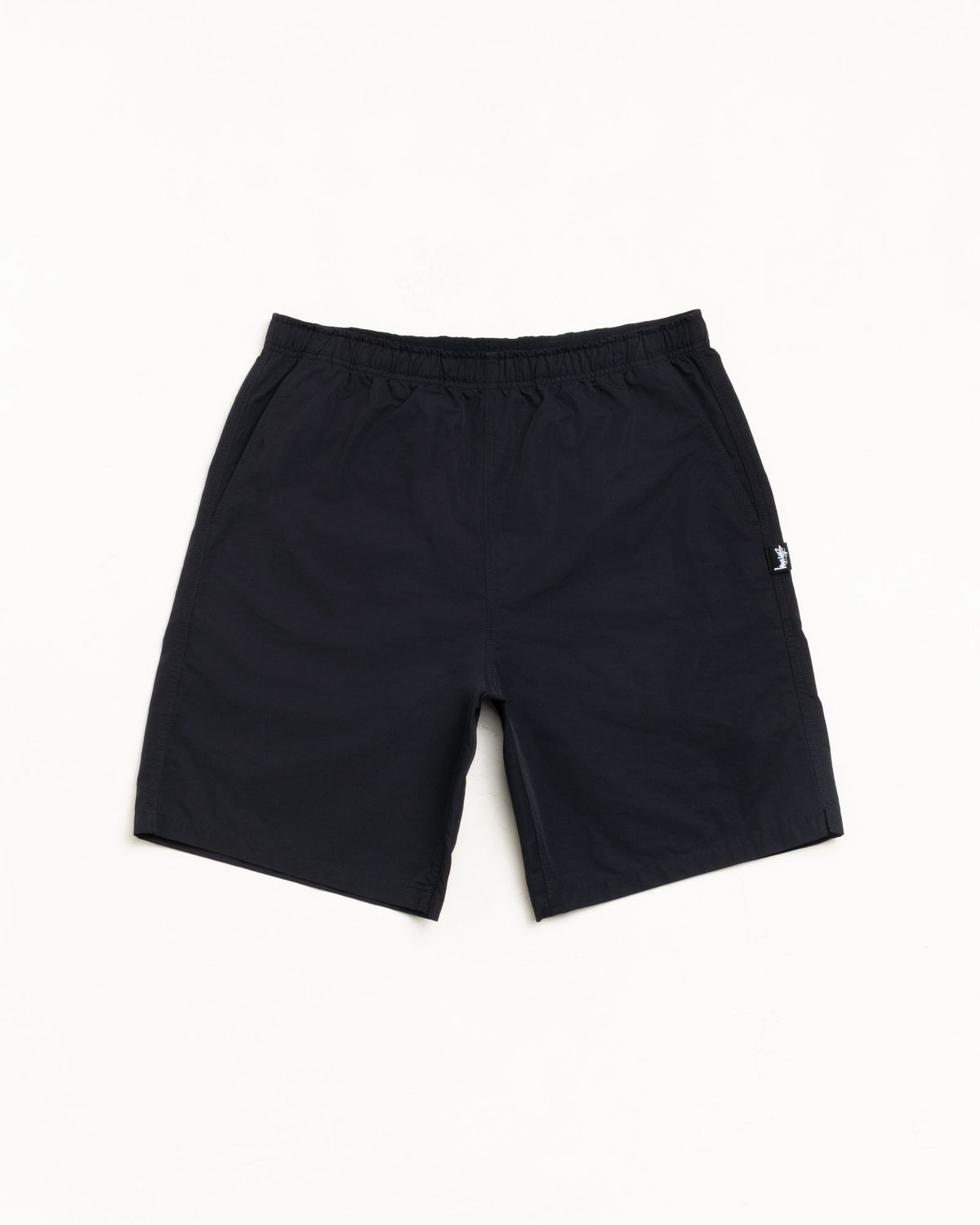 Transit Short unisex shorts in black by Stüssy | hero:main:collection:new-arrivals,shirts,tops-shirts,all,tees,outerwear,denim,knits,accessories,sunglasses,hoodies,sweats,mens-hoodies-sweatshirts,shorts,pants,bottoms,crew-sweats,zip-ups,swim,sweatpants,graphics,lazy-tees,mens-swim,womens-swim,swim,basic-9twenty,button-ups,jerseys,thermals,shorts,trunks,cargos,denim-jeans,bottoms,bags,belts,wearables,gear,footwear,button-ups,basic-tops,jerseys, | product-card-slider