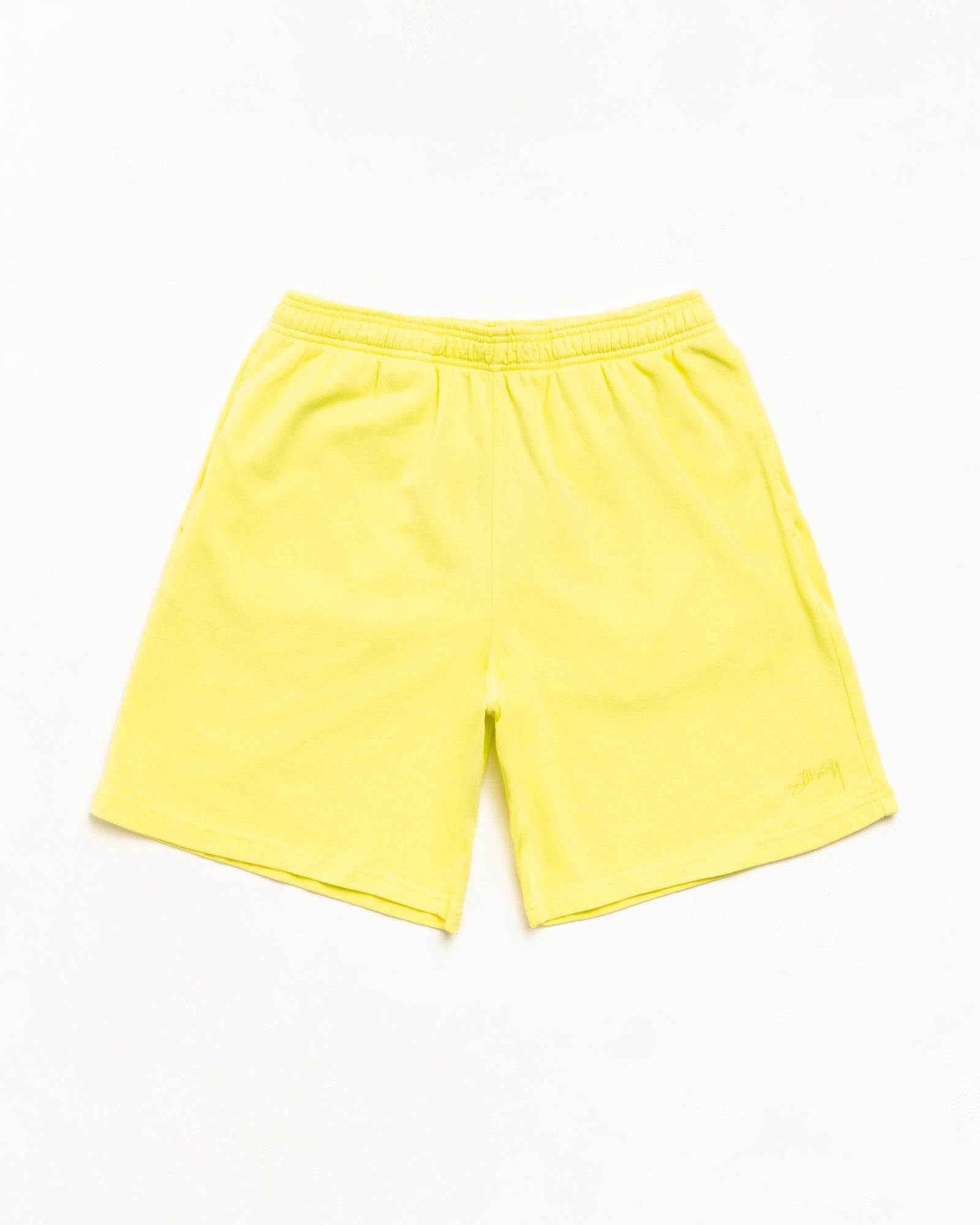 Lightweight Terry Short Unisex Regular In Yellow | hero:main:collection:trunks,bottoms,cargos,denim-jeans,new-arrivals,shirts,tops-shirts,all,tees,outerwear,denim,knits,accessories,sunglasses,hoodies,sweats,mens-hoodies-sweatshirts,shorts,pants,bottoms,crew-sweats,zip-ups,swim,sweatpants, | product-card-slider