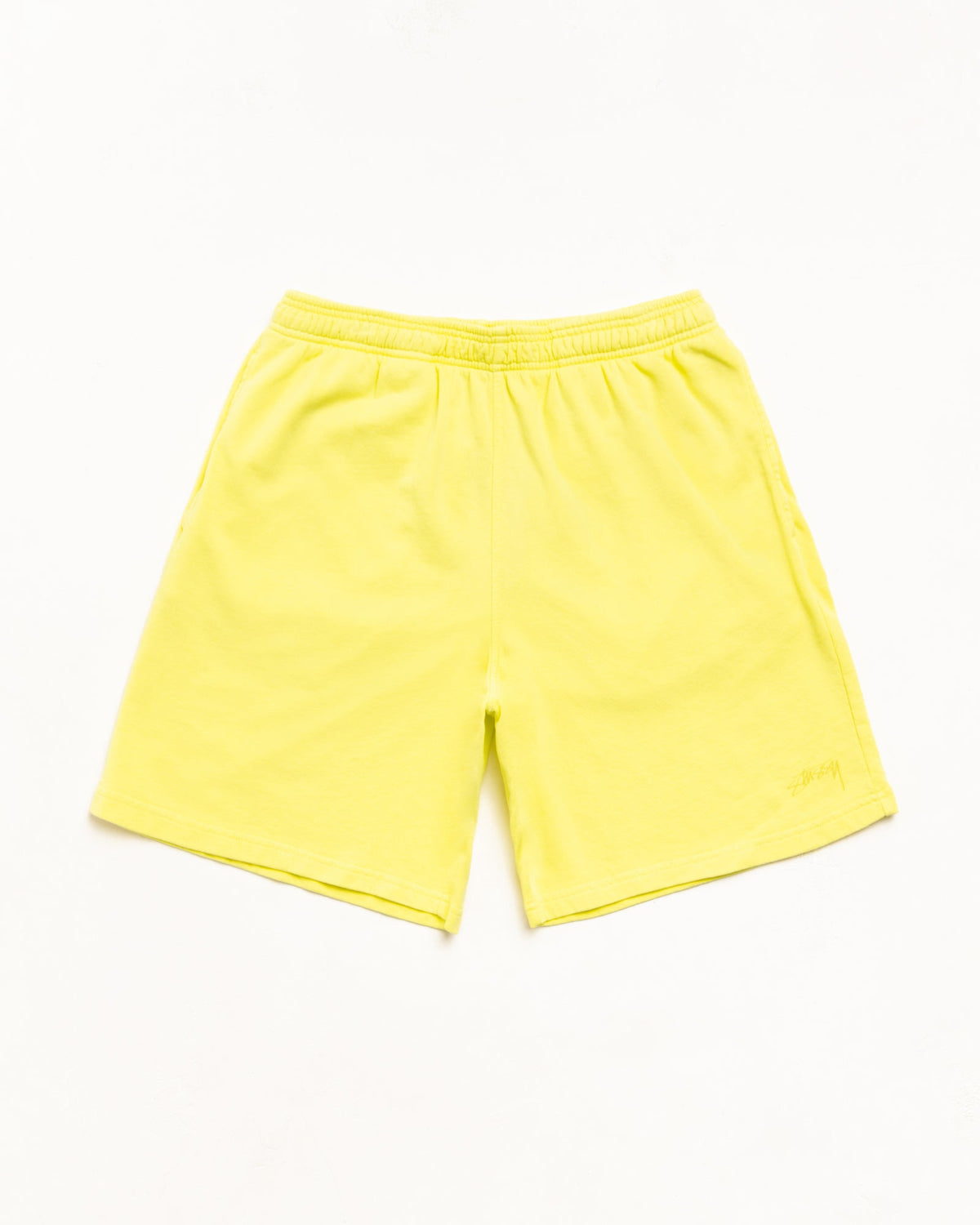 Lightweight Terry Short Unisex Regular In Yellow | hero:main:collection:trunks,bottoms,cargos,denim-jeans,new-arrivals,shirts,tops-shirts,all,tees,outerwear,denim,knits,accessories,sunglasses,hoodies,sweats,mens-hoodies-sweatshirts,shorts,pants,bottoms,crew-sweats,zip-ups,swim,sweatpants, | product-card-slider