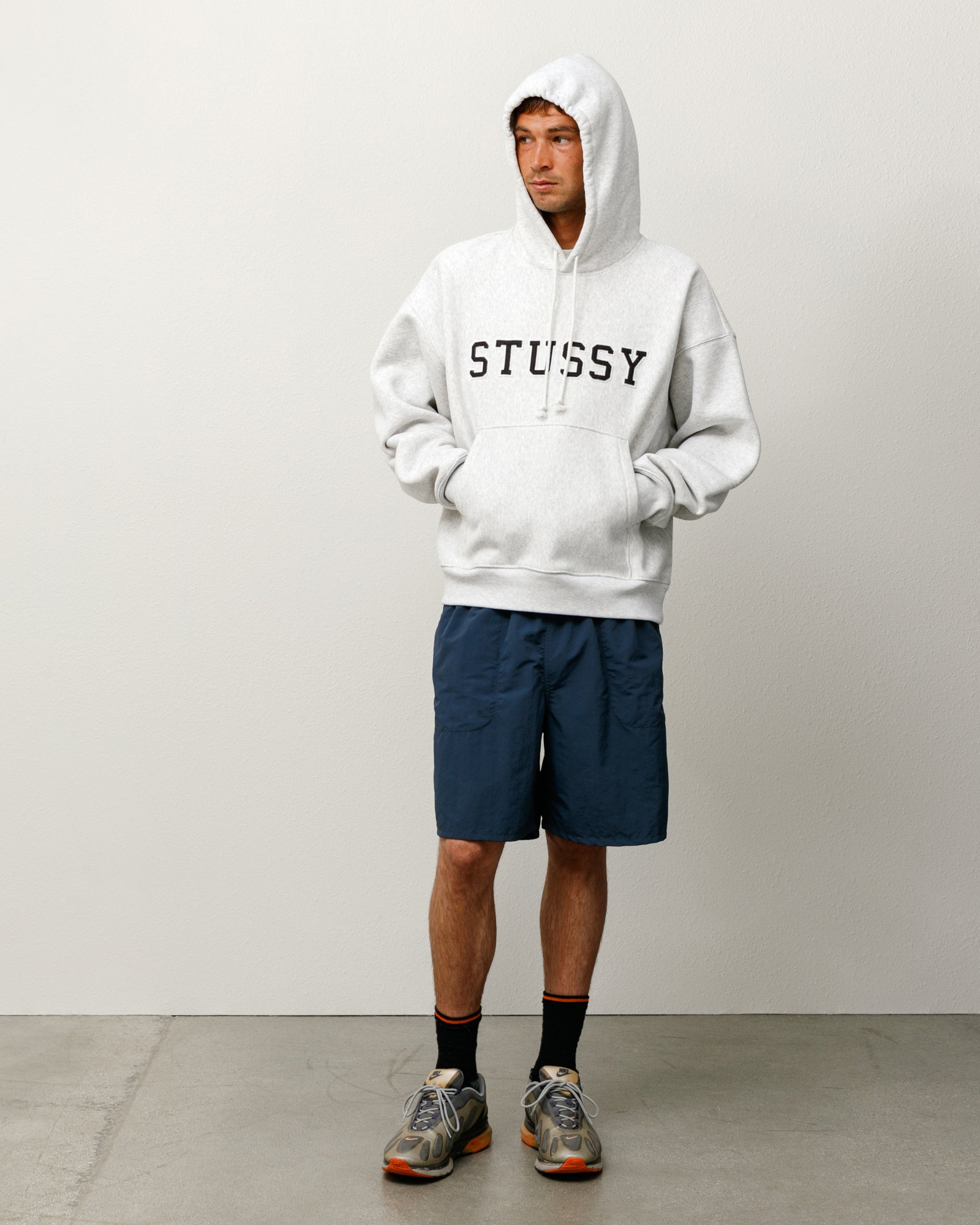 Water Short Stock Mens Regular In Navy