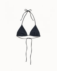 Triangle Bikini Top Womens in the color Black