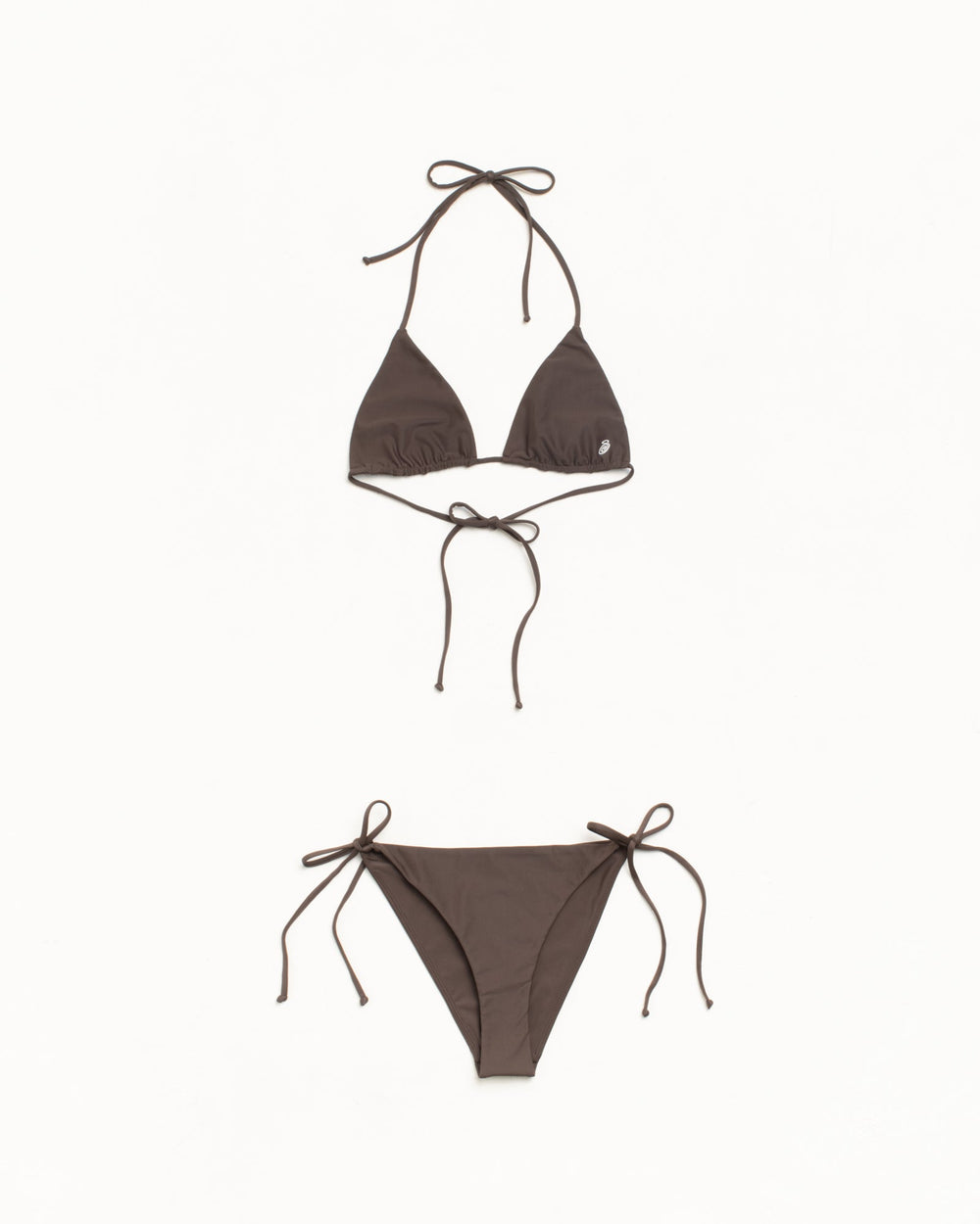 Stüssy Side Tie Bikini Bottom Womens in the color Brown