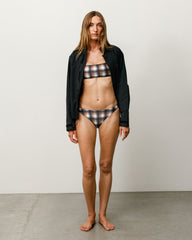 Bikini Bottom 2 Womens In Brown Plaid