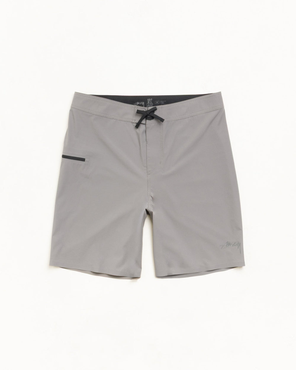 Peak Board Short Shorts in the color Grey | hero:main:collection:new-arrivals,shirts,tops-shirts,all,tees,outerwear,denim,knits,accessories,sunglasses,hoodies,sweats,mens-hoodies-sweatshirts,shorts,pants,bottoms,crew-sweats,zip-ups,swim,sweatpants,graphics,lazy-tees,mens-swim,womens-swim,swim,basic-9twenty,button-ups,jerseys,thermals,shorts,trunks,cargos,denim-jeans,bottoms,bags,belts,wearables,gear,footwear,button-ups,basic-tops,jerseys, | product-card-slider