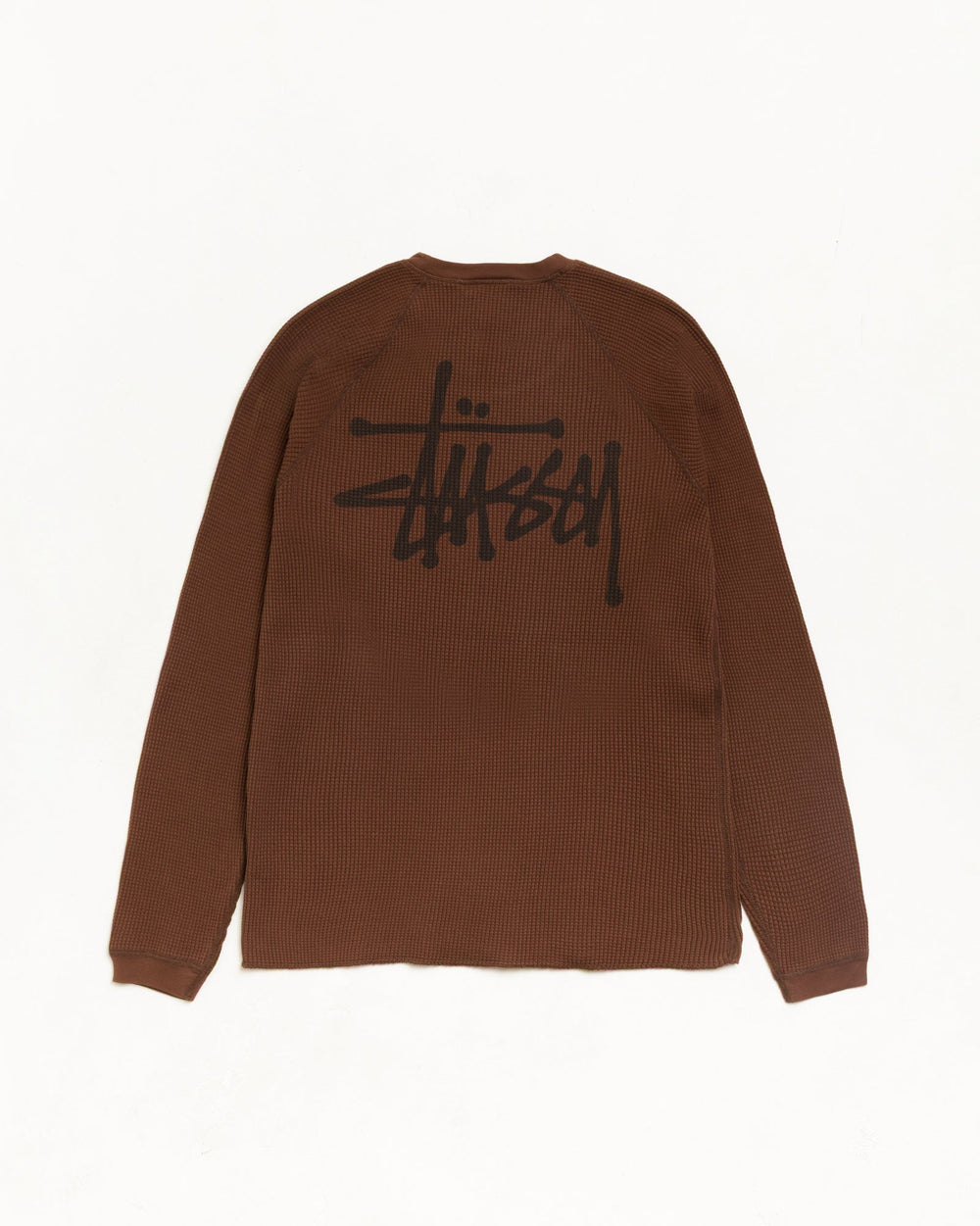 Raglan Thermal Basic Stock Unisex Long Sleeve In Brown | hero:main:collection:new-arrivals,shirts,tops-shirts,all,tees,outerwear,denim,knits,accessories,sunglasses,hoodies,sweats,mens-hoodies-sweatshirts,shorts,pants,bottoms,crew-sweats,zip-ups,swim,sweatpants,graphics,lazy-tees,swim,basic-9twenty,button-ups,shorts,cargos,denim-jeans,bottoms,bags,belts,wearables,gear,footwear,button-ups,basic-tops,jerseys,big-ol,classics,thermals,jackets,all, | product-card-slider