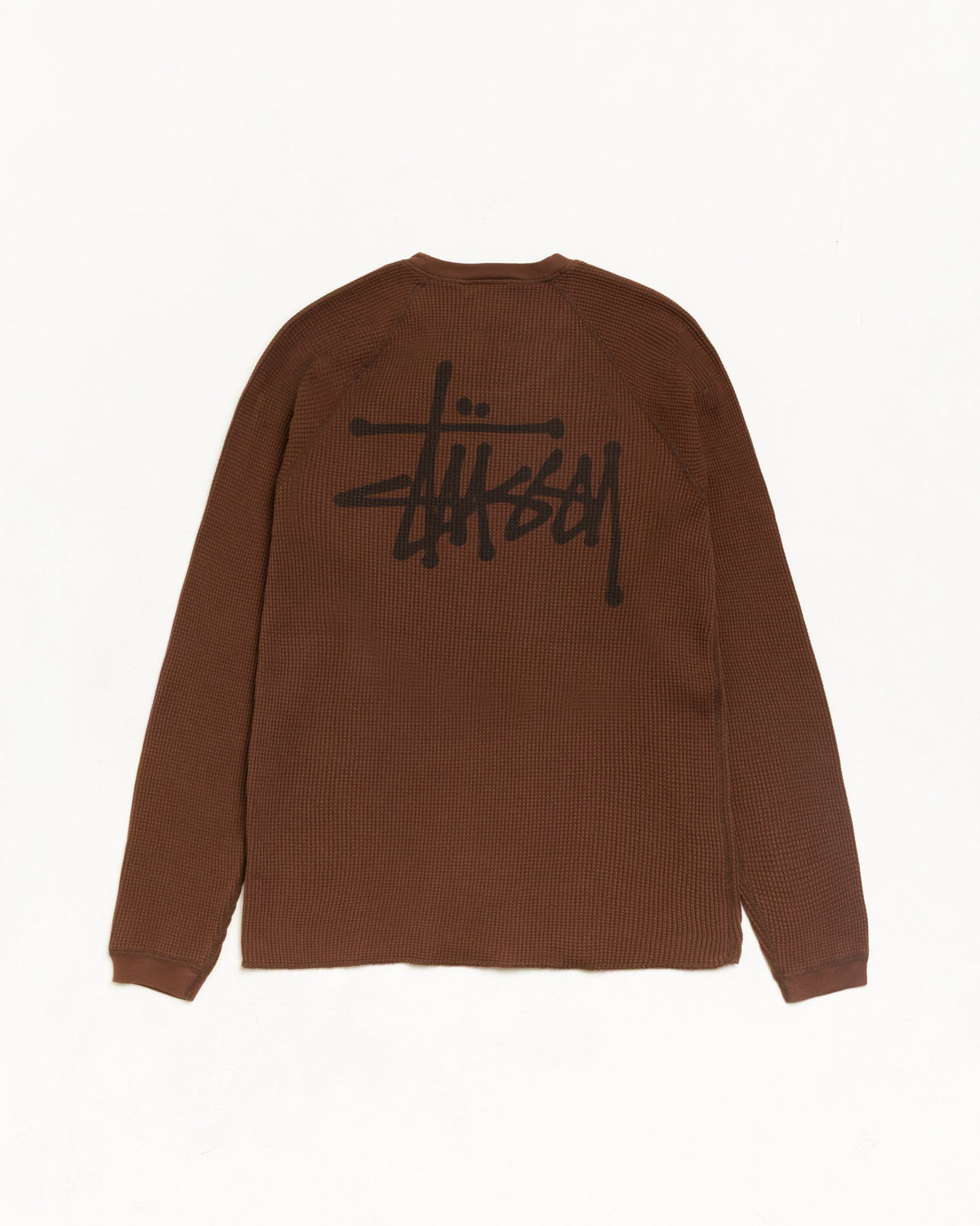 Raglan Thermal Basic Stock Unisex Long Sleeve In Brown | hero:main:collection:new-arrivals,shirts,tops-shirts,all,tees,outerwear,denim,knits,accessories,sunglasses,hoodies,sweats,mens-hoodies-sweatshirts,shorts,pants,bottoms,crew-sweats,zip-ups,swim,sweatpants,graphics,lazy-tees,swim,basic-9twenty,button-ups,shorts,cargos,denim-jeans,bottoms,bags,belts,wearables,gear,footwear,button-ups,basic-tops,jerseys,big-ol,classics,thermals,jackets,all, | product-card-slider