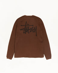 Raglan Thermal Basic Stock Unisex Long Sleeve In Brown | hero:main:collection:new-arrivals,shirts,tops-shirts,all,tees,outerwear,denim,knits,accessories,sunglasses,hoodies,sweats,mens-hoodies-sweatshirts,shorts,pants,bottoms,crew-sweats,zip-ups,swim,sweatpants,graphics,lazy-tees,swim,basic-9twenty,button-ups,shorts,cargos,denim-jeans,bottoms,bags,belts,wearables,gear,footwear,button-ups,basic-tops,jerseys,big-ol,classics,thermals,jackets,all, | product-card-slider