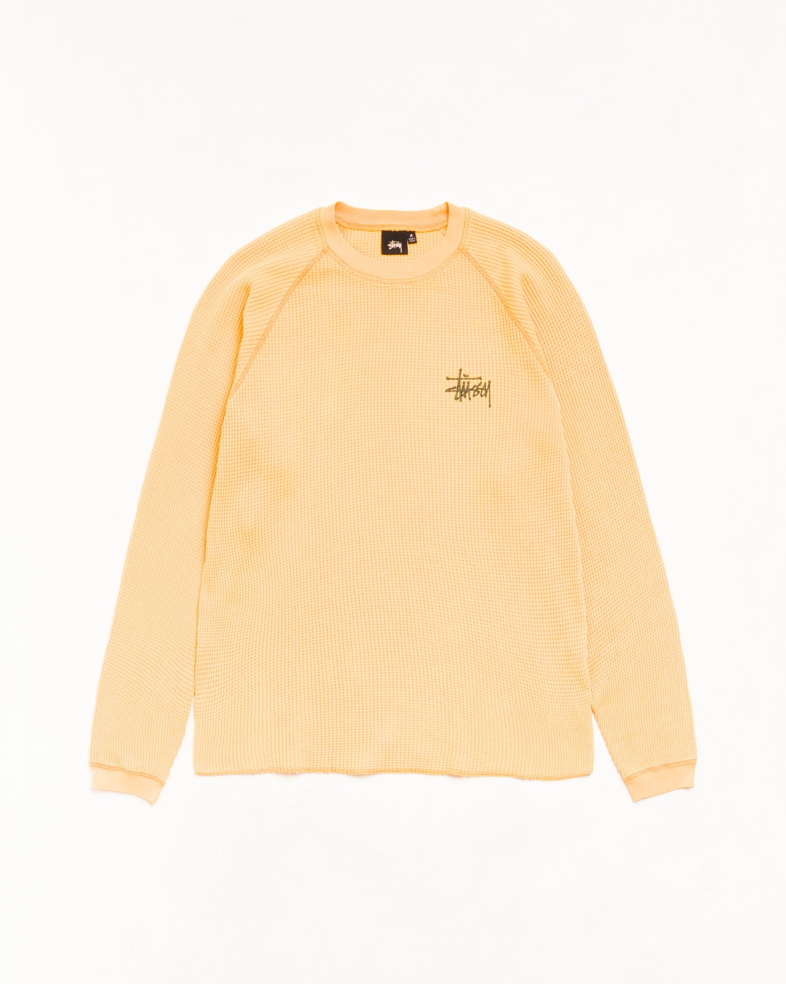 Basic Stüssy Thermal unisex raglan long sleeve in orange | product-card-slider
