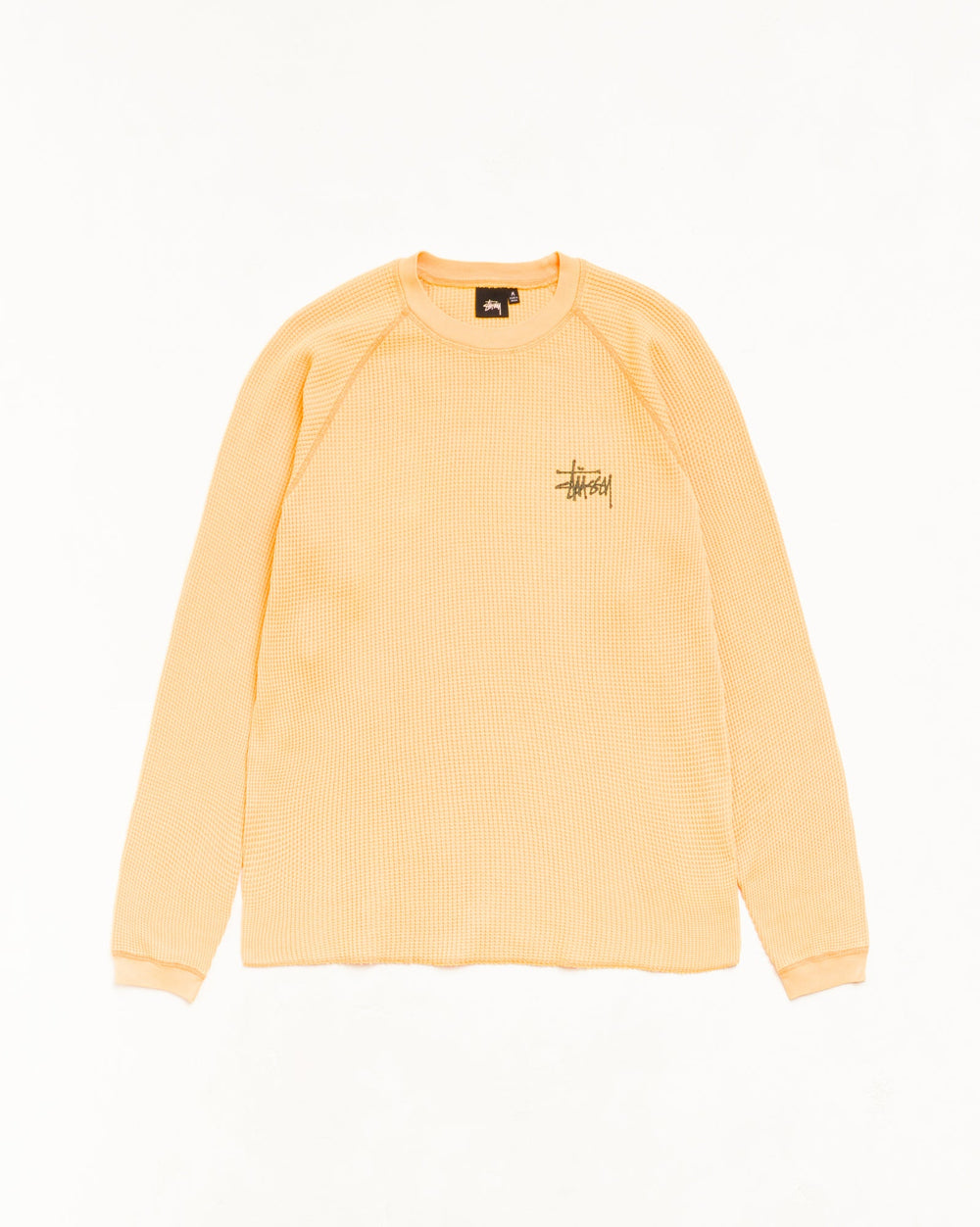 Basic Stüssy Thermal unisex raglan long sleeve in orange | product-card-slider