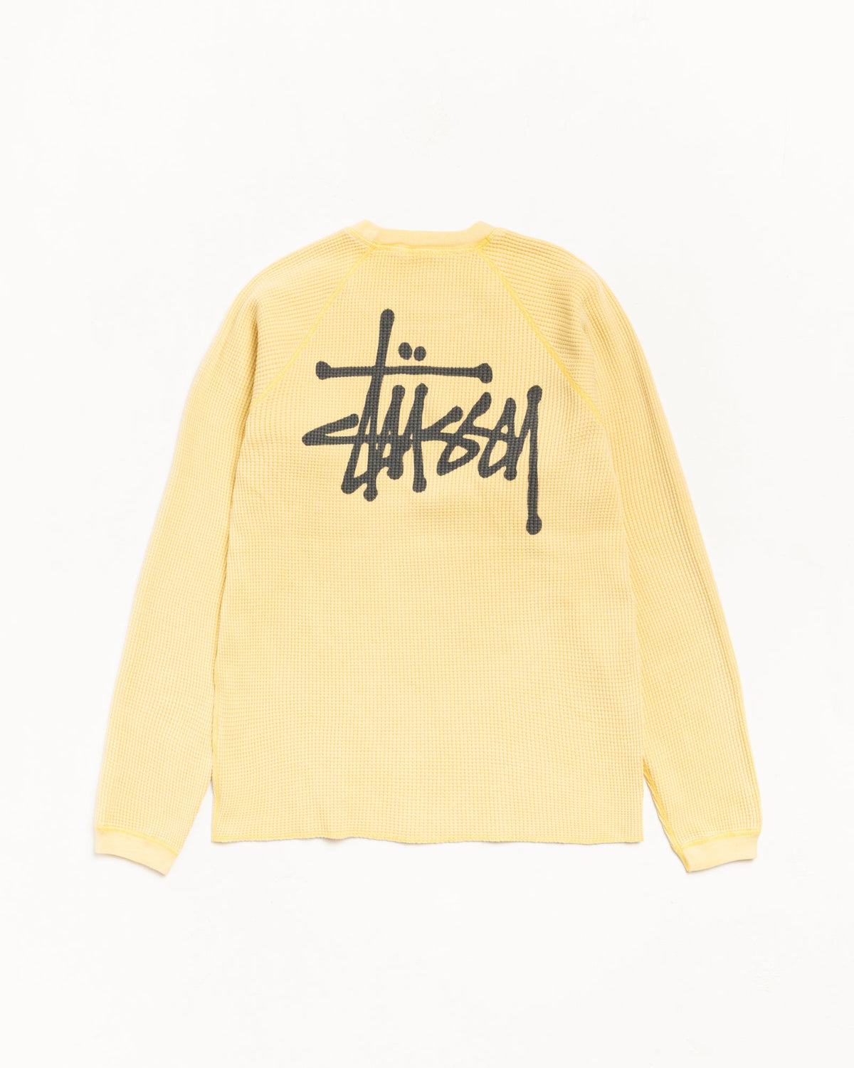 Raglan Thermal Basic Stock Mens Long Sleeve In Pale Yellow | hero:main:collection:button-ups,basic-tops,jerseys,new-arrivals,shirts,tops-shirts,all,tees,outerwear,denim,knits,accessories,sunglasses,hoodies,thermals,sweats,mens-hoodies-sweatshirts,shorts,pants,bottoms,crew-sweats,zip-ups,swim,sweatpants, | product-card-slider