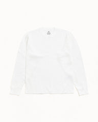 Pigment Dyed LS Thermal Knit in White | hero:main:collection:button-ups,basic-tops,jerseys,new-arrivals,shirts,tops-shirts,all,tees,outerwear,denim,knits,accessories,sunglasses,hoodies,sweats,mens-hoodies-sweatshirts,shorts,pants,bottoms,crew-sweats,zip-ups,swim,sweatpants, | product-card-slider