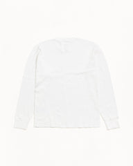 Pigment Dyed LS Thermal knit top in White | product-card-slider