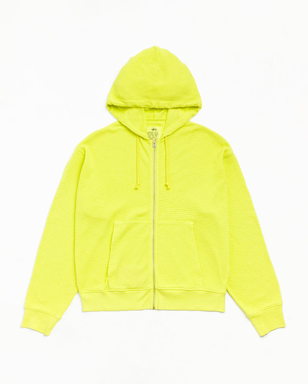 Light Weight Thermal Hood Unisex Long Sleeve In Lime | hero:main:collection:new-arrivals,shirts,tops-shirts,all,tees,outerwear,denim,knits,accessories,sunglasses,hoodies,sweats,mens-hoodies-sweatshirts,shorts,pants,bottoms,crew-sweats,zip-ups,swim,sweatpants,graphics,lazy-tees,swim,basic-9twenty,button-ups,shorts,cargos,denim-jeans,bottoms,bags,belts,wearables,gear,footwear,button-ups,basic-tops,jerseys,big-ol,classics,thermals,jackets,all, | product-card-slider