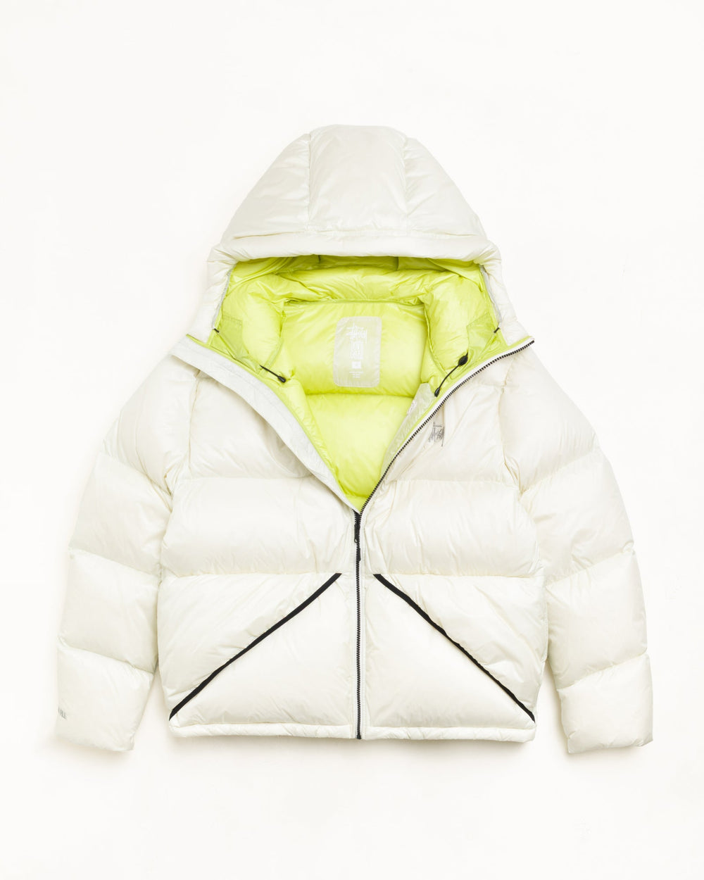 Micro Ripstop Down Parka Unisex Long Sleeve In Bone