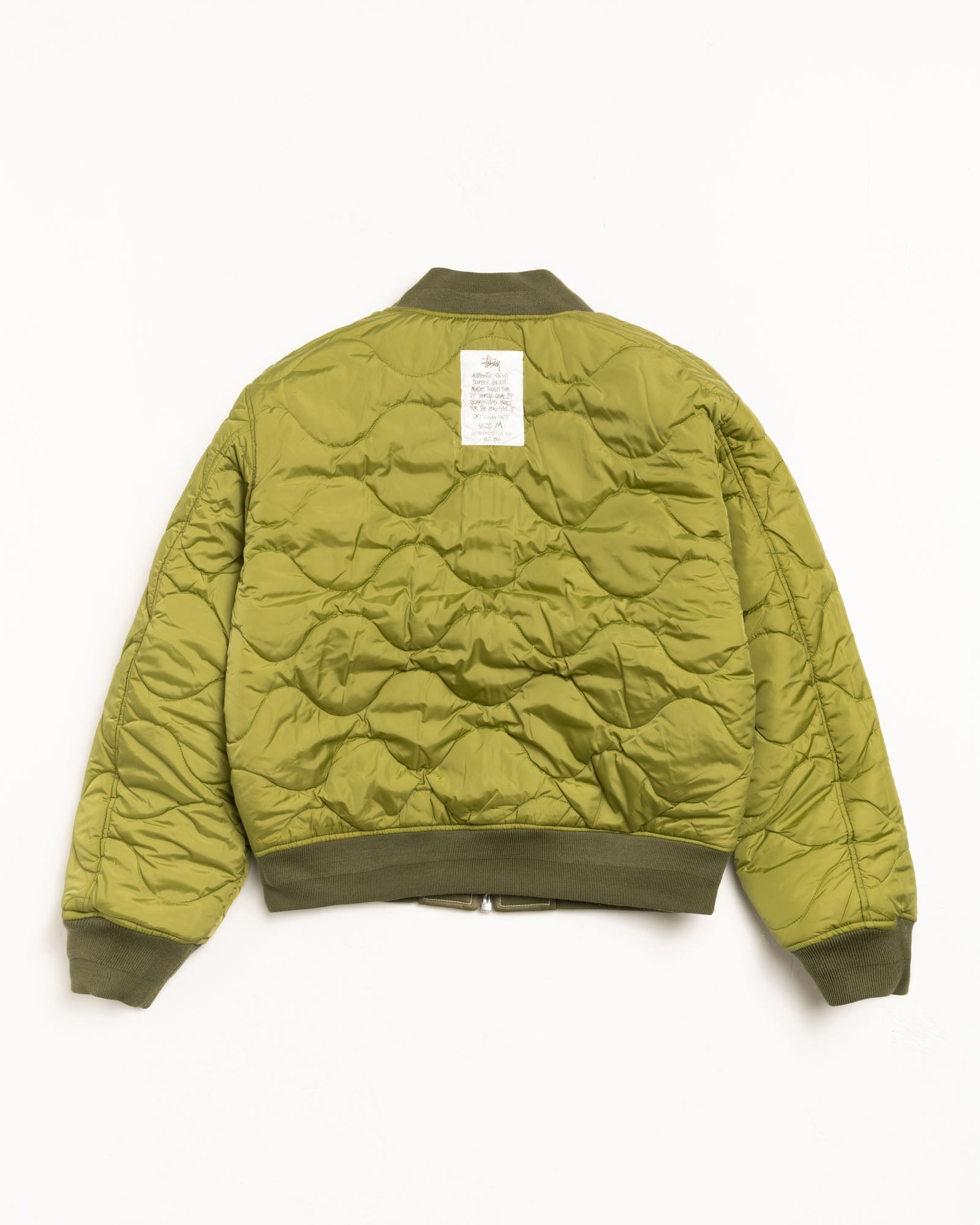 Built Bomber Jacket Mens Long Sleeve In Olive