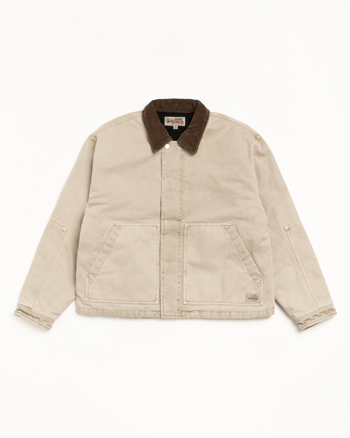 Workgear Jacket Mens Long Sleeve In Grey | hero:main:collection:new-arrivals,shirts,tops-shirts,all,tees,outerwear,denim,knits,accessories,sunglasses,hoodies,sweats,mens-hoodies-sweatshirts,shorts,pants,bottoms,crew-sweats,zip-ups,swim,sweatpants, | product-card-slider