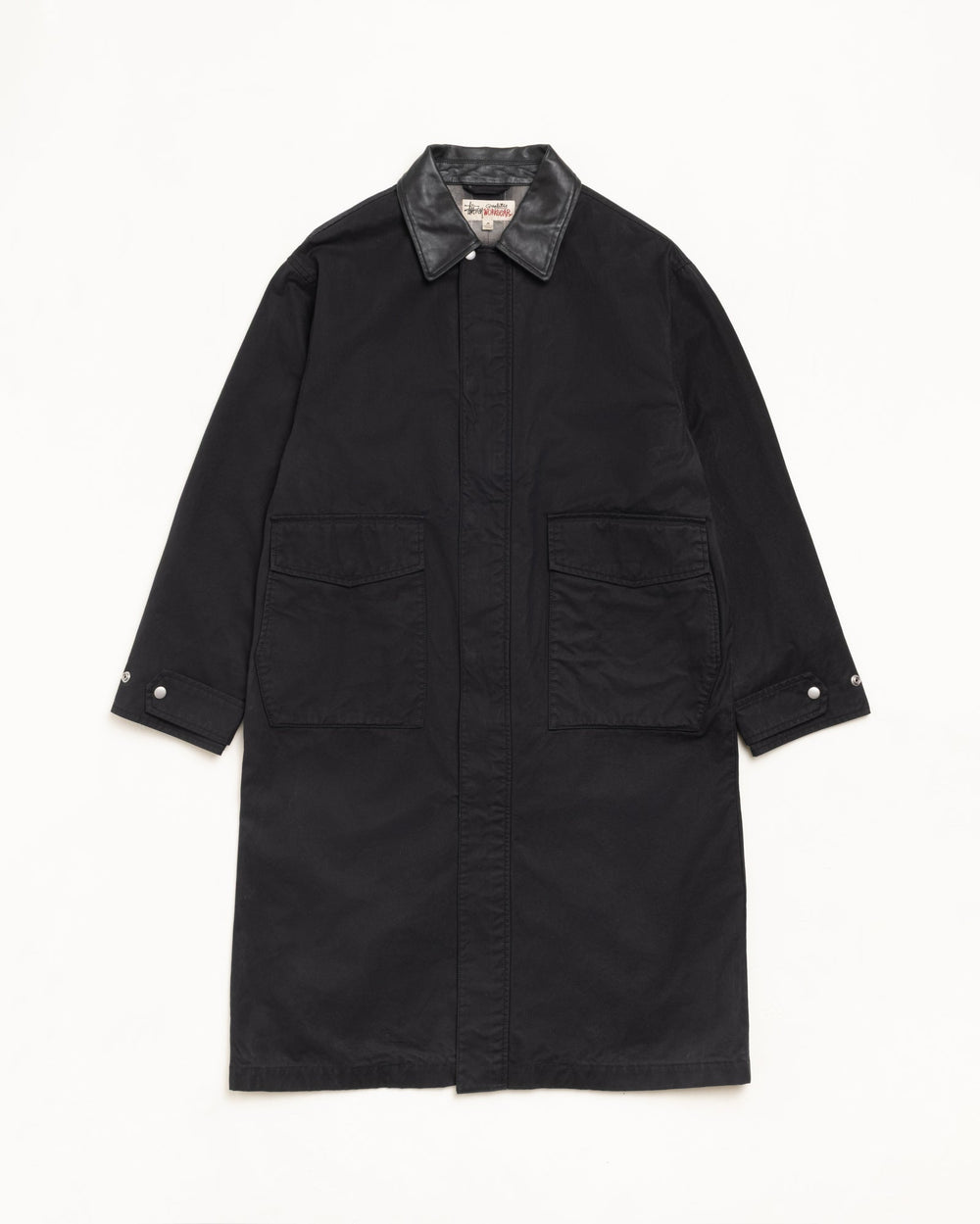 Duster Mens Long Sleeve In Black | hero:main:collection:new-arrivals,shirts,tops-shirts,all,tees,outerwear,denim,knits,accessories,sunglasses,hoodies,sweats,mens-hoodies-sweatshirts,shorts,pants,bottoms | product-card-slider