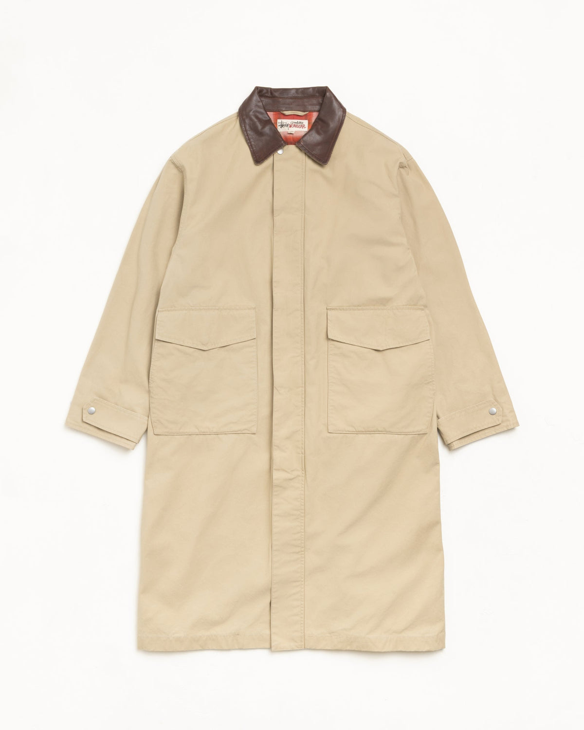 Duster Mens Long Sleeve In Khaki | hero:main:collection:new-arrivals,shirts,tops-shirts,all,tees,outerwear,denim,knits,accessories,sunglasses,hoodies,sweats,mens-hoodies-sweatshirts,shorts,pants,bottoms | product-card-slider