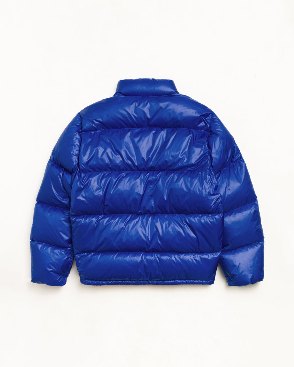 Micro Ripstop Down Mock Unisex Long Sleeve In Royal Blue