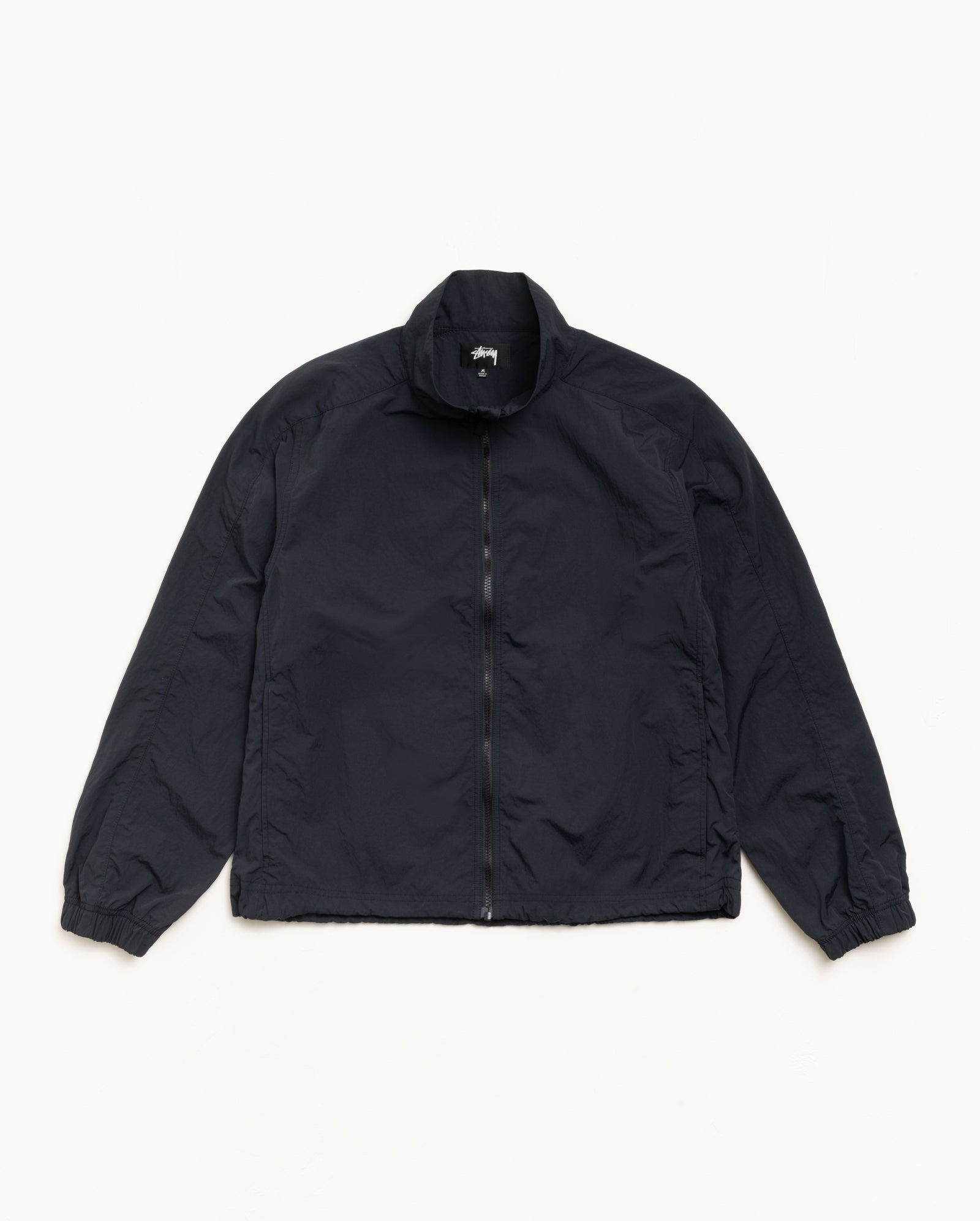 Lightweight Mock Jacket Mens Long Sleeve In Black | product-card-slider