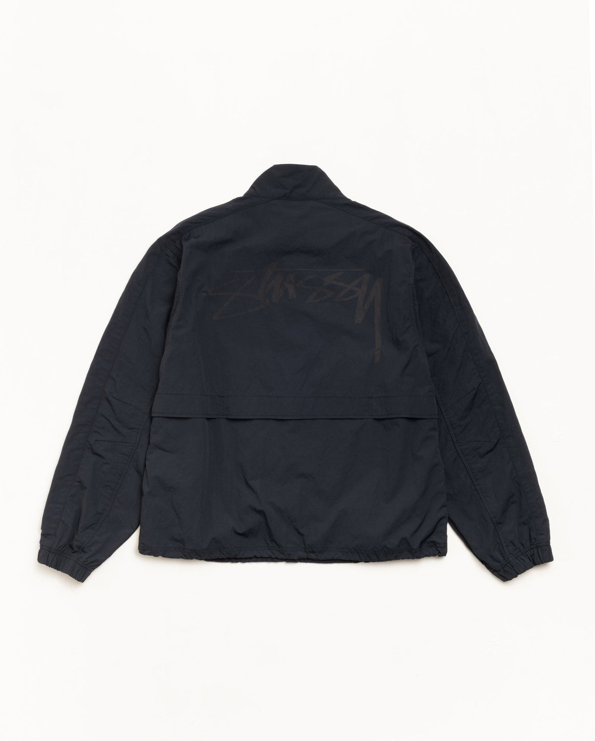 Lightweight Mock Jacket Mens Long Sleeve In Black | hero:main:collection:new-arrivals,shirts,tops-shirts,all,tees,outerwear,denim,knits,accessories,sunglasses,hoodies,sweats,mens-hoodies-sweatshirts,shorts,pants,bottoms,crew-sweats,zip-ups,swim,sweatpants,graphics,lazy-tees,swim,basic-9twenty,button-ups,shorts,cargos,denim-jeans,bottoms,bags,belts,wearables,gear,footwear,button-ups,basic-tops,jerseys,big-ol,classics,slim,jackets,all, | product-card-slider