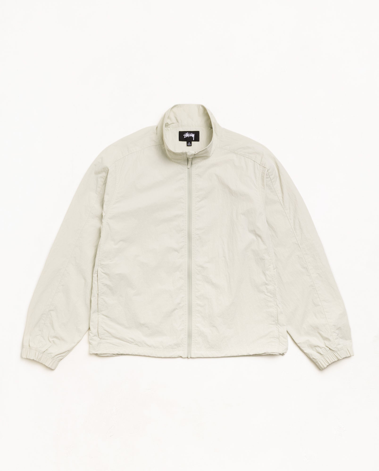 Lightweight Mock Jacket Unisex Long Sleeve In Bone | product-card-slider
