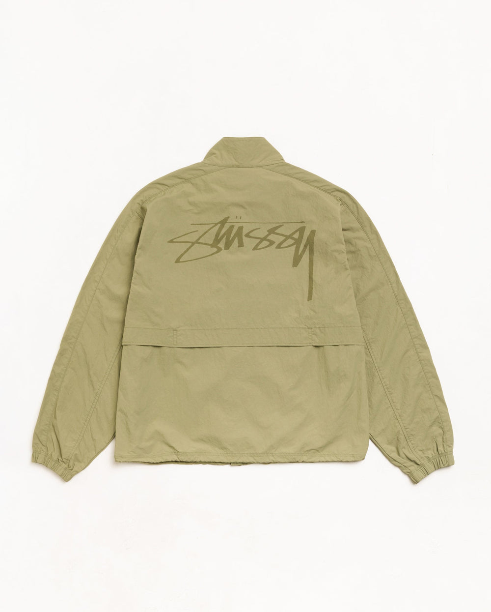 Lightweight Mock Jacket Unisex Long Sleeve In Khaki | hero:main:collection:new-arrivals,shirts,tops-shirts,all,tees,outerwear,denim,knits,accessories,sunglasses,hoodies,sweats,mens-hoodies-sweatshirts,shorts,pants,bottoms,crew-sweats,zip-ups,swim,sweatpants,graphics,lazy-tees,swim,basic-9twenty,button-ups,shorts,cargos,denim-jeans,bottoms,bags,belts,wearables,gear,footwear,button-ups,basic-tops,jerseys,big-ol,classics,slim,jackets,all, | product-card-slider