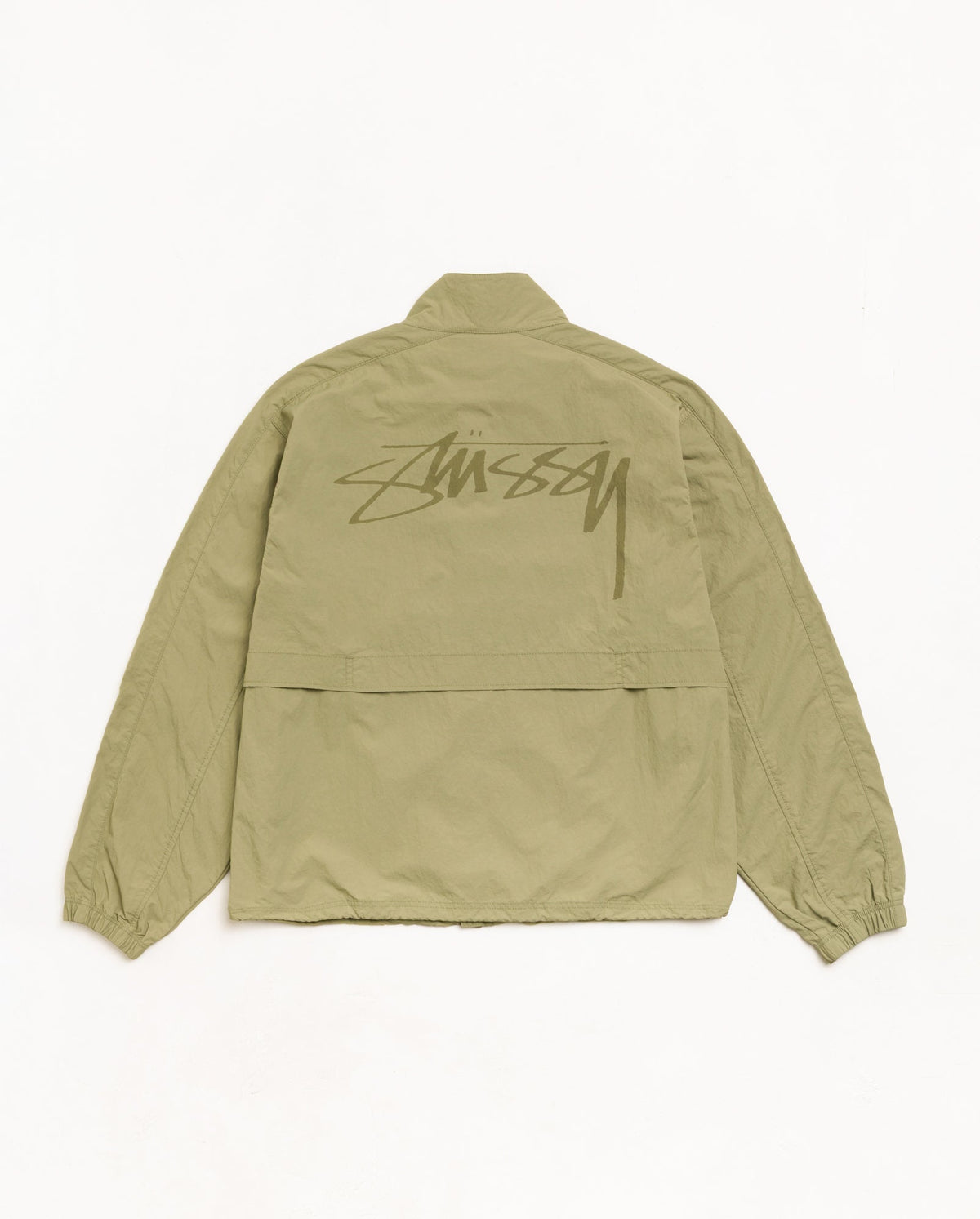 Lightweight Mock Jacket Unisex Long Sleeve In Khaki | hero:main:collection:new-arrivals,shirts,tops-shirts,all,tees,outerwear,denim,knits,accessories,sunglasses,hoodies,sweats,mens-hoodies-sweatshirts,shorts,pants,bottoms,crew-sweats,zip-ups,swim,sweatpants,graphics,lazy-tees,swim,basic-9twenty,button-ups,shorts,cargos,denim-jeans,bottoms,bags,belts,wearables,gear,footwear,button-ups,basic-tops,jerseys,big-ol,classics,slim,jackets,all, | product-card-slider