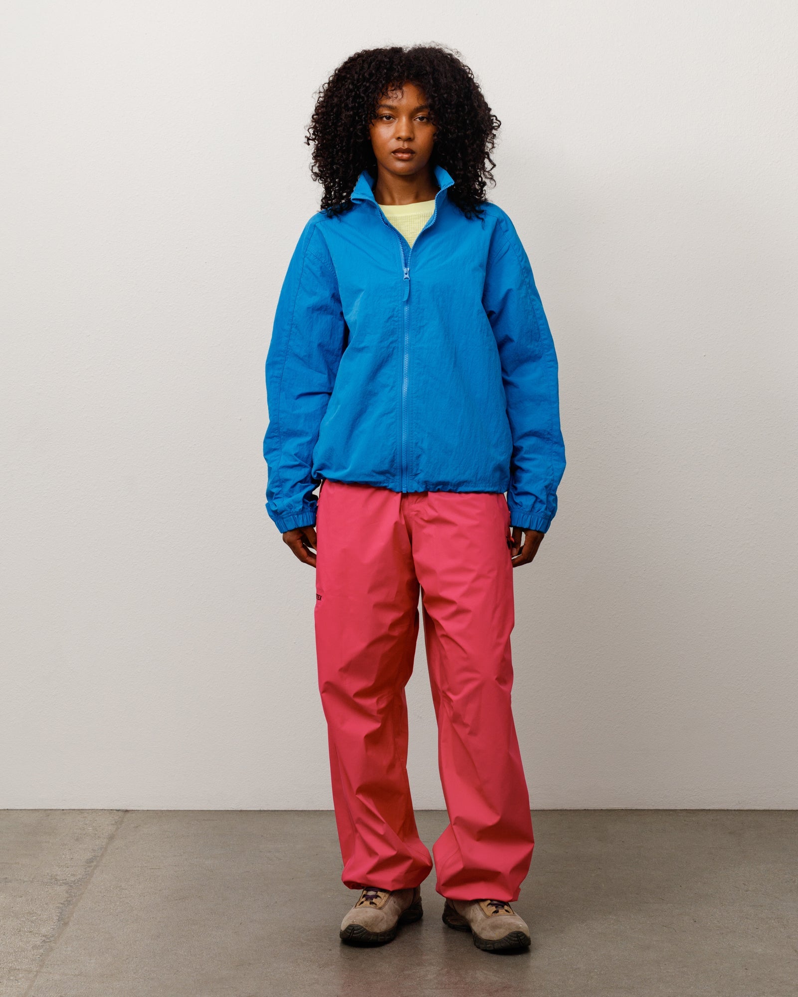 Lightweight Mock Jacket Unisex Long Sleeve In Ocean | product-card-slider