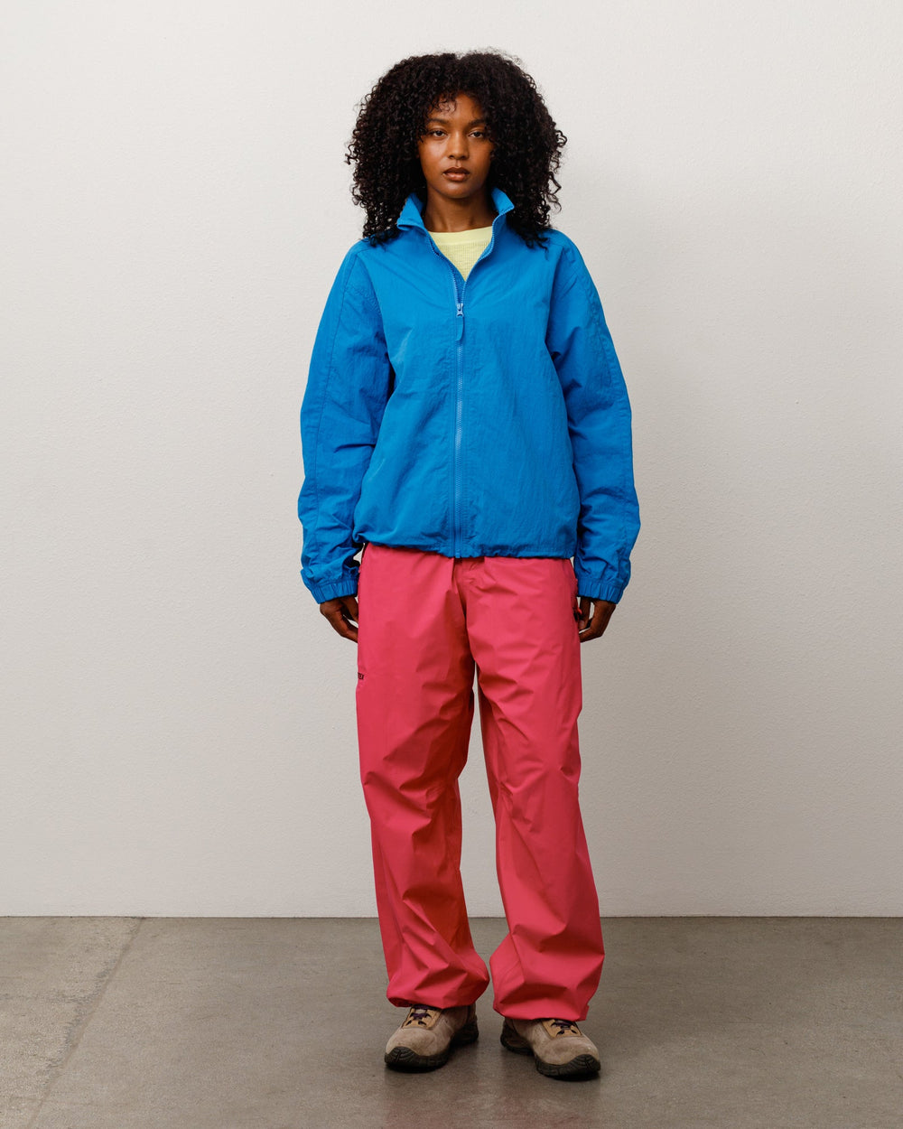 Lightweight Mock Jacket Unisex Long Sleeve In Ocean | product-card-slider