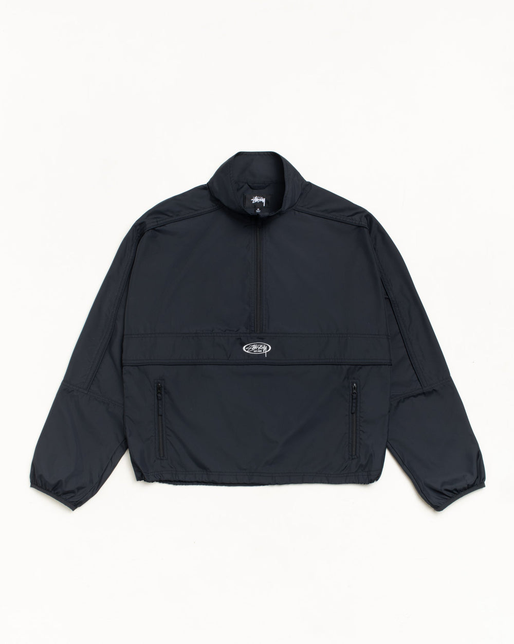 Lightweight Pullover Jacket Mens Long Sleeve In Black | hero:main:collection:swim,spring-26-collection,summer-26-collection,new-arrivals,shirts,tops-shirts,all,tees,outerwear,denim,knits,accessories,sunglasses,hoodies,sweats,mens-hoodies-sweatshirts,shorts,pants,bottoms,crew-sweats,zip-ups | product-card-slider
