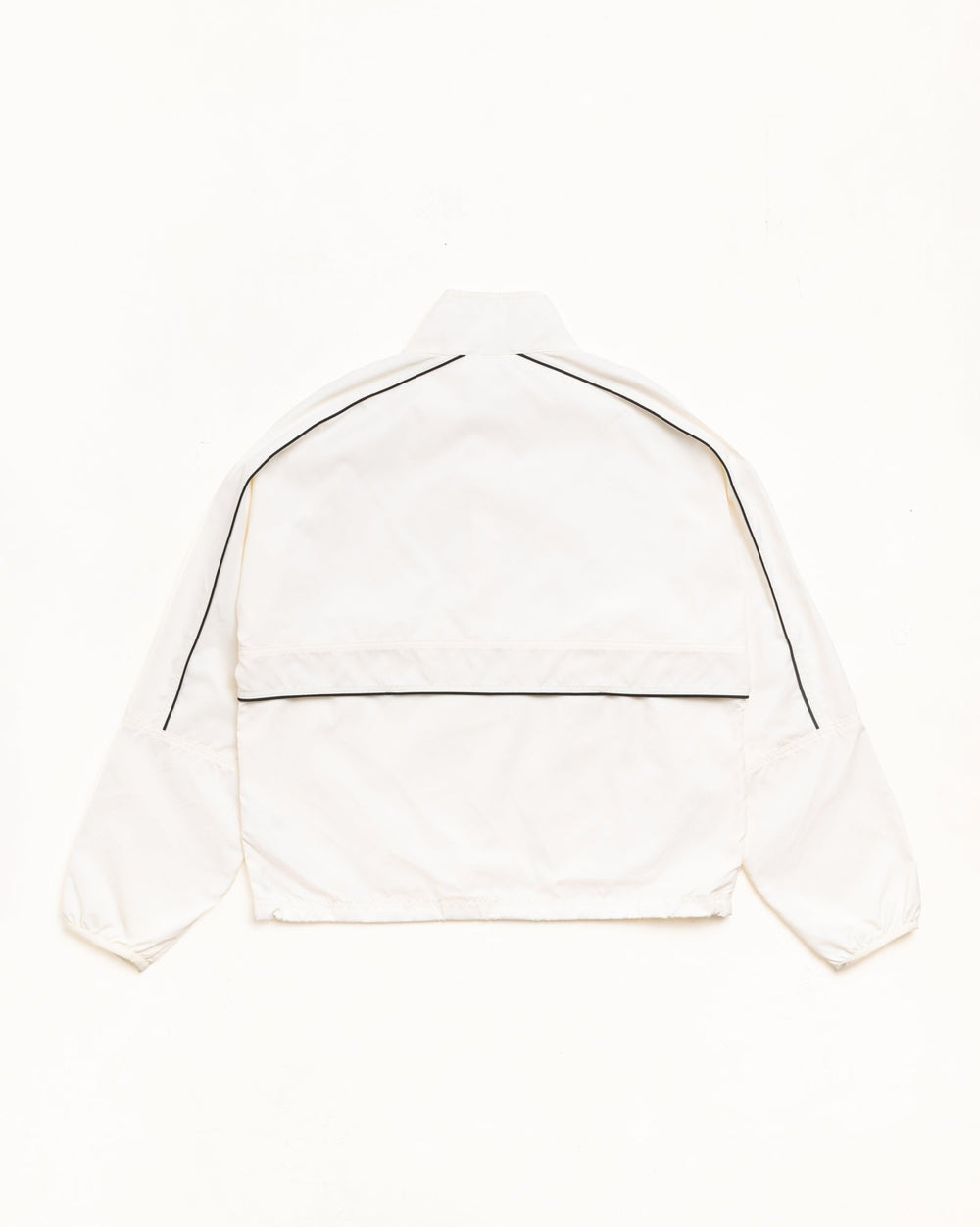 Lightweight Pullover Jacket Unisex Long Sleeve In White