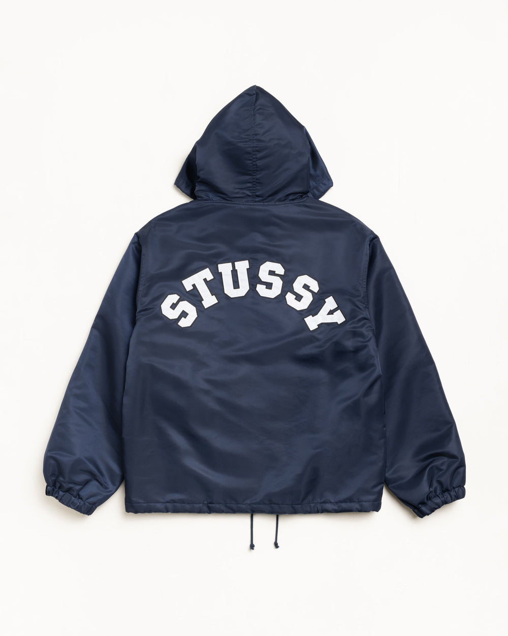 Hooded Coaches Jacket Mens Long Sleeve In Navy | hero:main:collection:outerwear,new-arrivals | product-card-slider