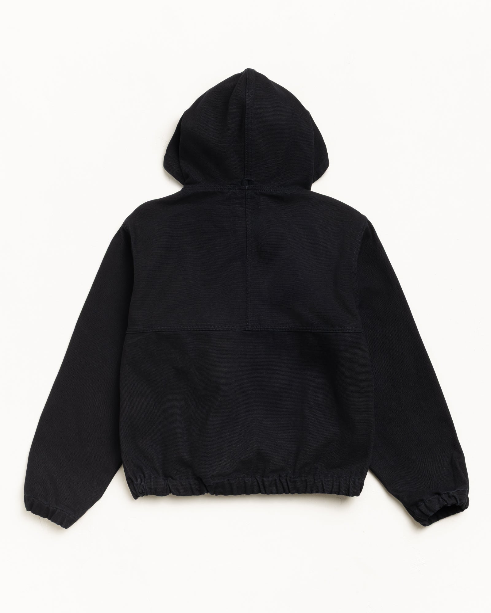 Work Jacket Unlined Canvas Mens Long Sleeve In Black