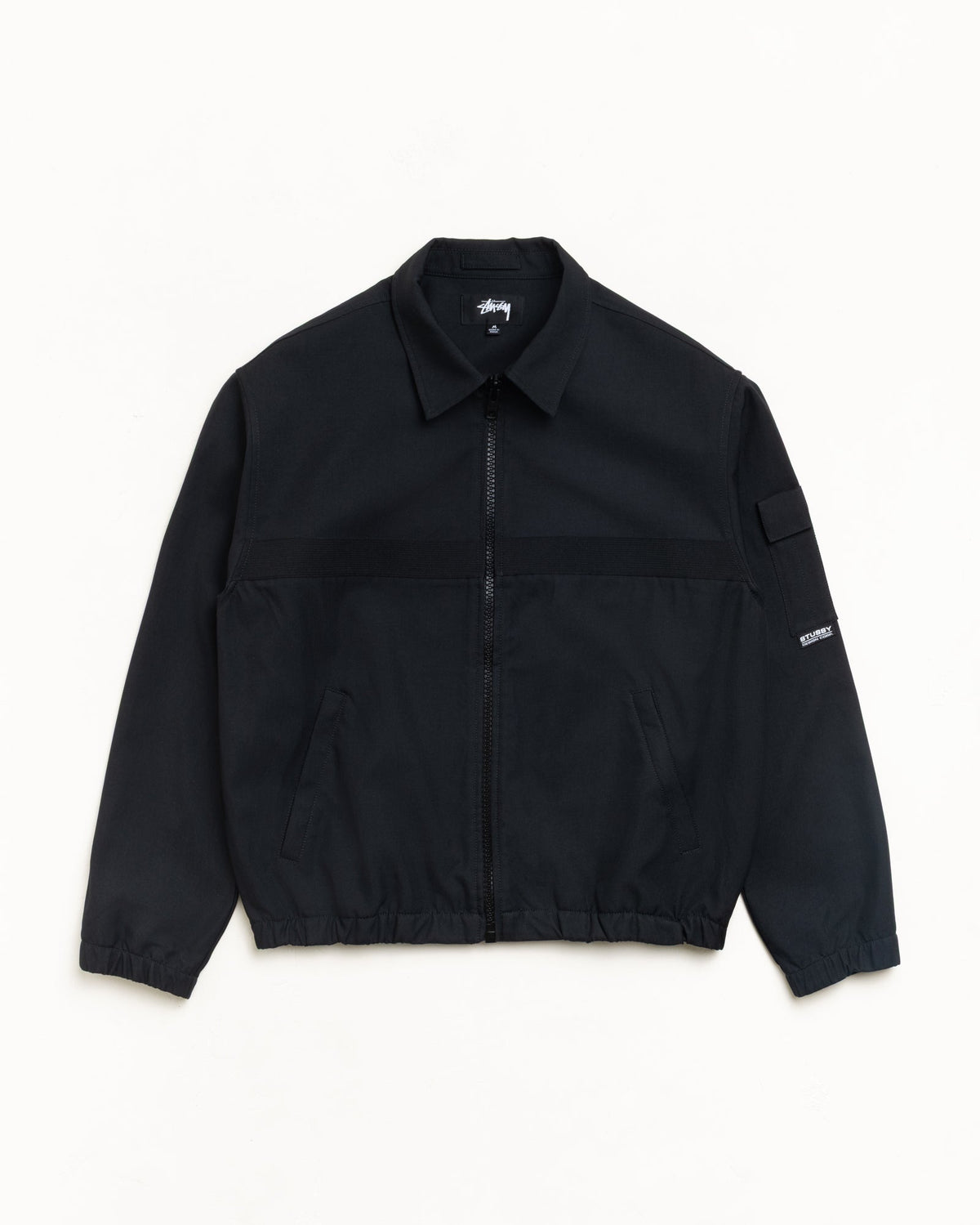 Mechanic Jacket in Black | hero:main:collection:new-arrivals,shirts,tops-shirts,all,tees,outerwear,denim,knits,accessories,sunglasses,hoodies,sweats,mens-hoodies-sweatshirts,shorts,pants,bottoms,crew-sweats,zip-ups,swim,sweatpants, | product-card-slider
