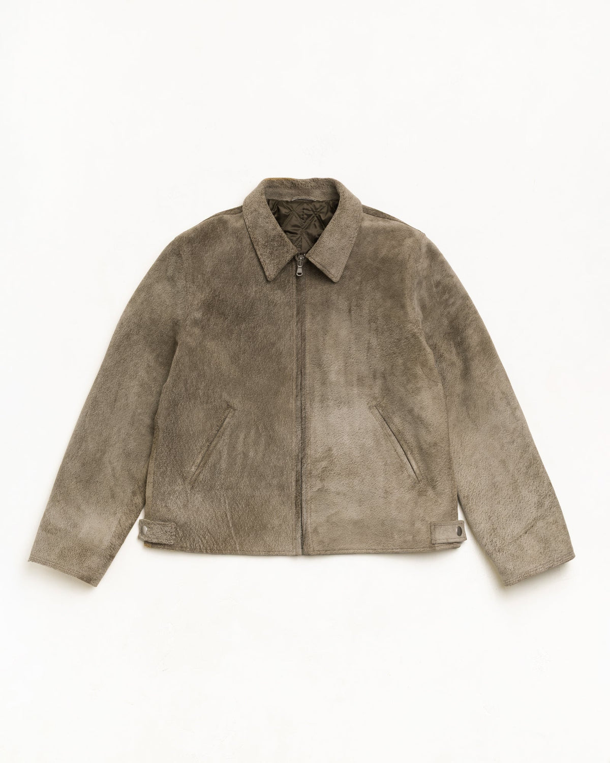 Garage Jacket Suede Unisex Long Sleeve In Suede | hero:main:collection:new-arrivals,shirts,tops-shirts,all,tees,outerwear,denim,knits,accessories,sunglasses,hoodies,sweats,mens-hoodies-sweatshirts,shorts,pants,bottoms,crew-sweats,zip-ups,swim,sweatpants,graphics,lazy-tees,swim,basic-9twenty,button-ups,shorts,cargos,denim-jeans,bottoms,bags,belts,wearables,gear,footwear,button-ups,basic-tops,jerseys,big-ol,classics,slim,jackets,all, | product-card-slider