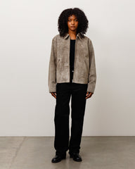 Garage Jacket Suede Unisex Long Sleeve In Suede | product-card-slider
