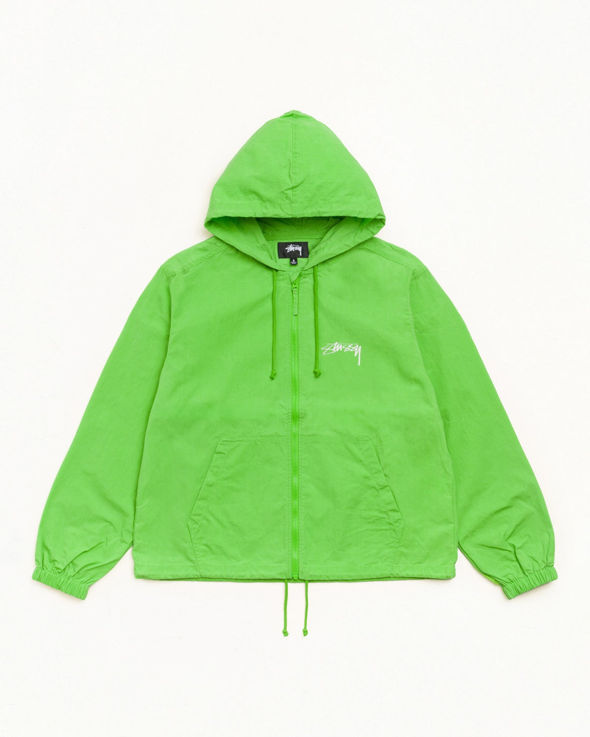Waxed Cotton Beach Shell Jacket in Kiwi | hero:main:collection:new-arrivals,shirts,tops-shirts,all,tees,outerwear,denim,knits,accessories,sunglasses,hoodies,sweats,mens-hoodies-sweatshirts,shorts,pants,bottoms,crew-sweats,zip-ups,swim,sweatpants,graphics,lazy-tees,mens-swim,womens-swim,swim,basic-9twenty,button-ups,jerseys,thermals,shorts,trunks,cargos,denim-jeans,bottoms,bags,belts,wearables,gear,footwear,button-ups,basic-tops,jerseys, | product-card-slider