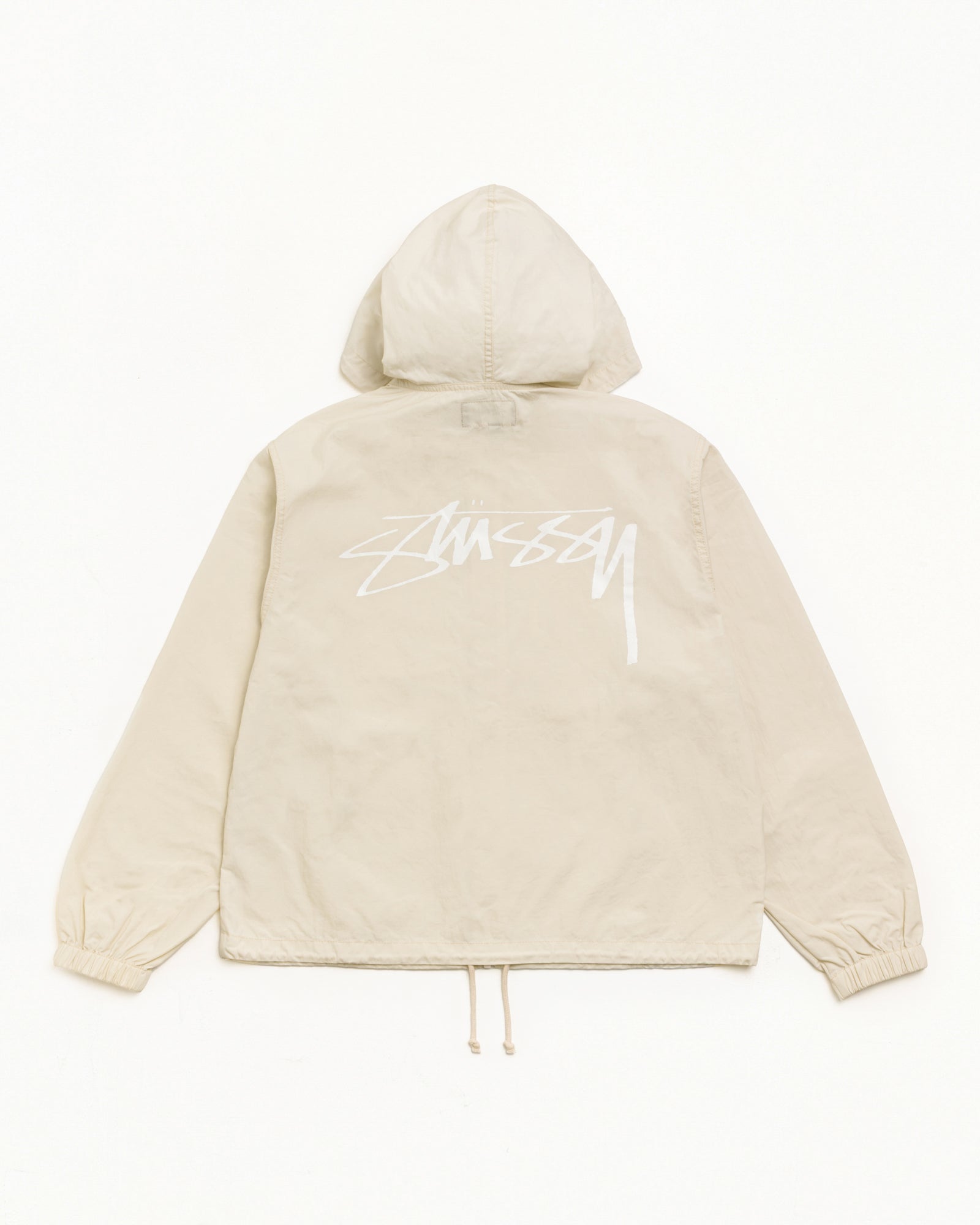 Waxed Cotton Beach Shell jacket in the color Stone