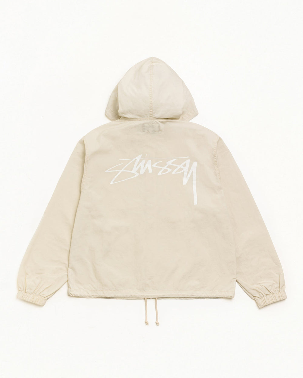 Waxed Cotton Beach Shell jacket in the color Stone